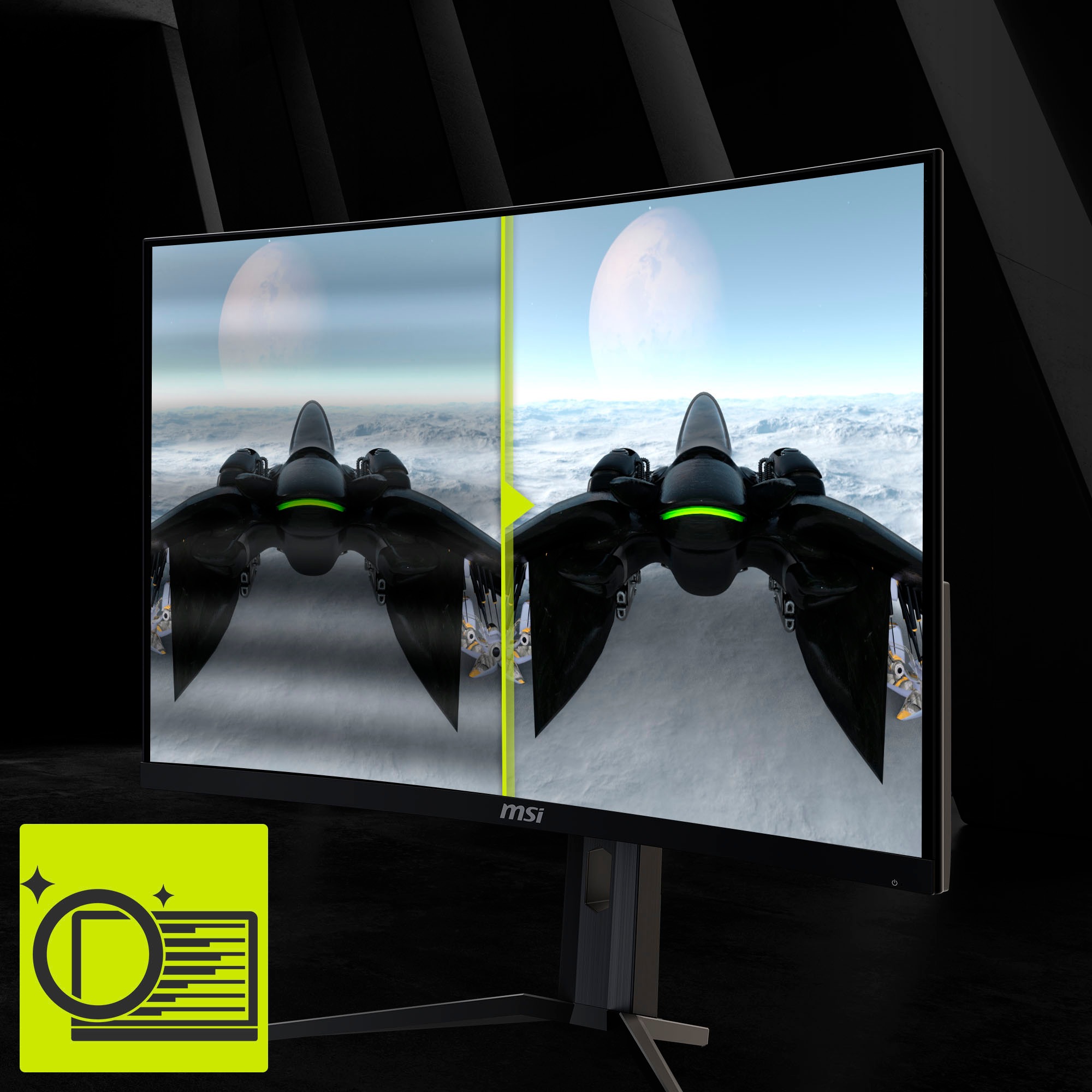 MSI Curved-Gaming-Monitor »MAG 321CUPDF«, 80 cm/32 Zoll, 3840 x 2160 px, 4K Ultra HD, 0,5 ms Reaktionszeit, 160 Hz