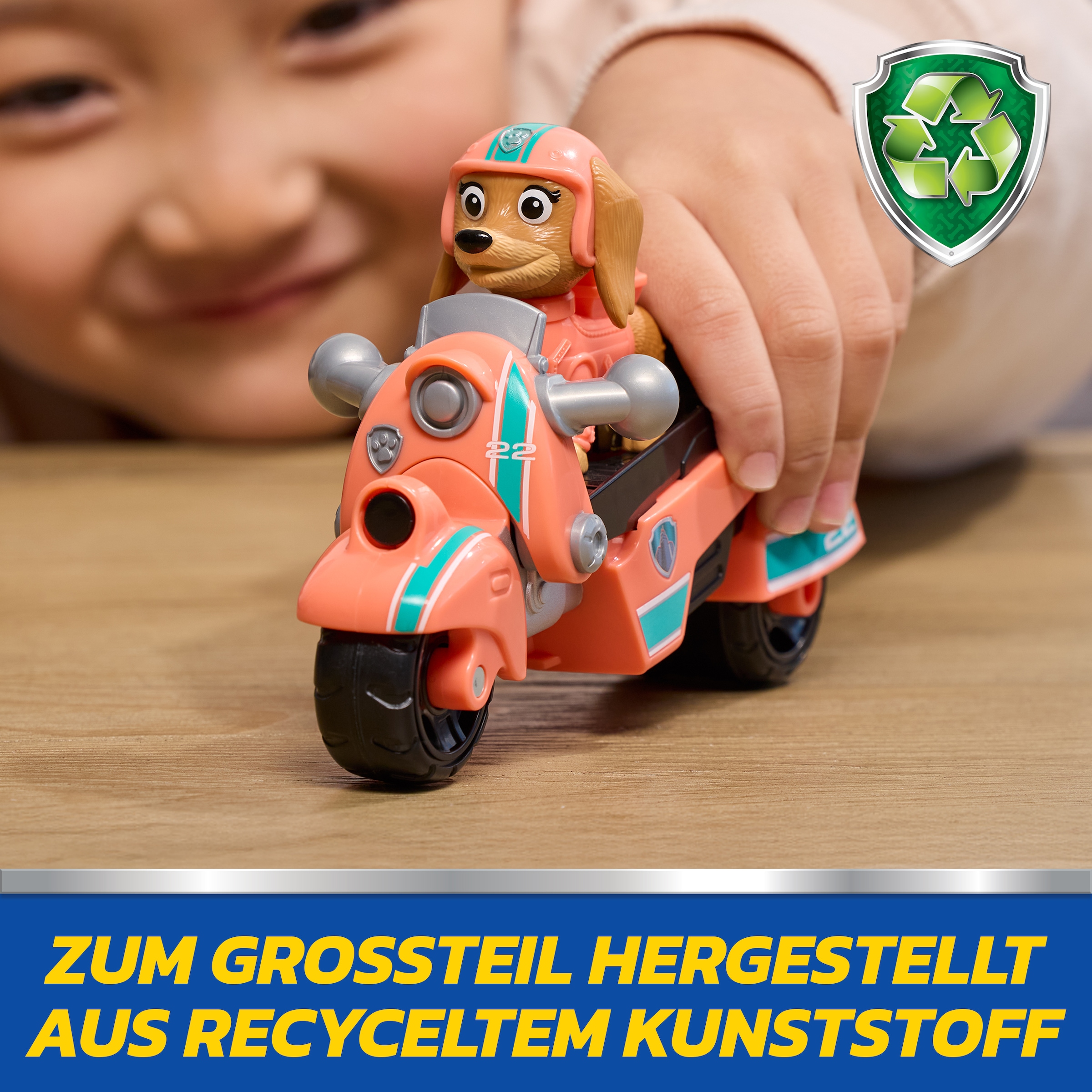 Spin Master Spielzeug-Auto »PAW Patrol - Liberty Rettungs-Motorrad«