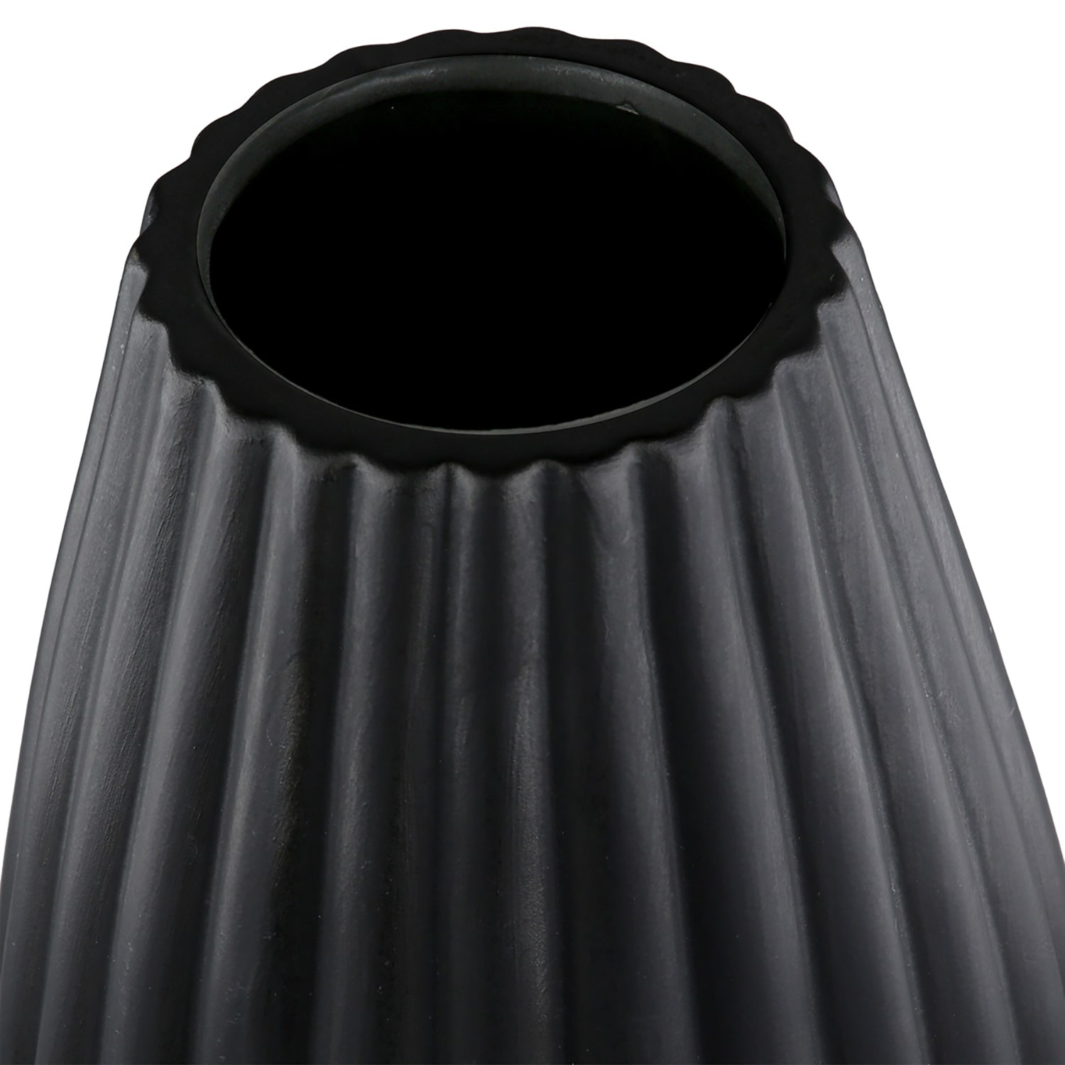 Casablanca by Gilde Tischvase »2tlg. Set Vase Piega schwarz H.17 cm«, (1 St.)