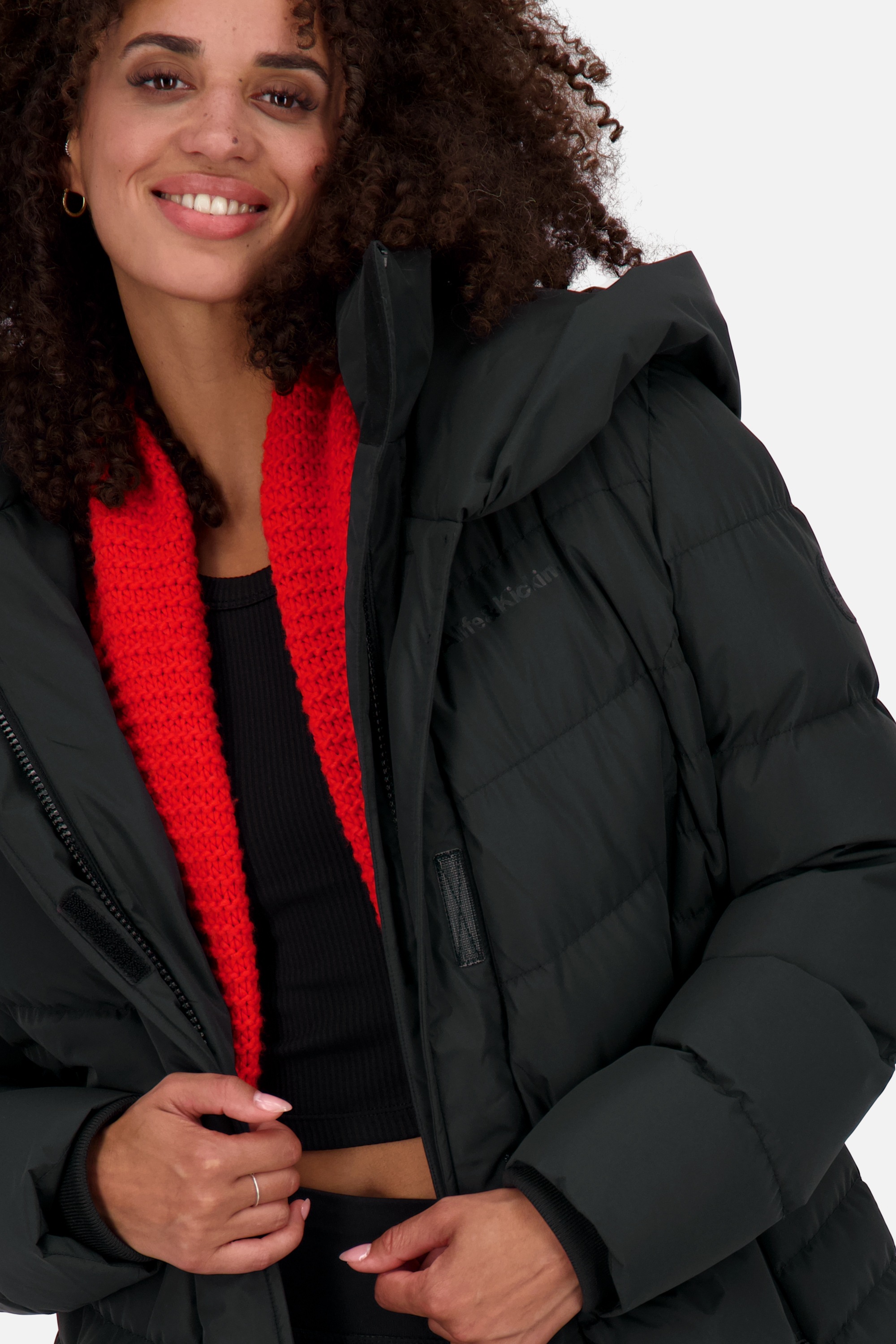 Alife & Kickin Winterjacke »Damen AngelaAK A«, Warme gefütterte Damen Winterjacke mit kuschligem Teddy-Innenfutter