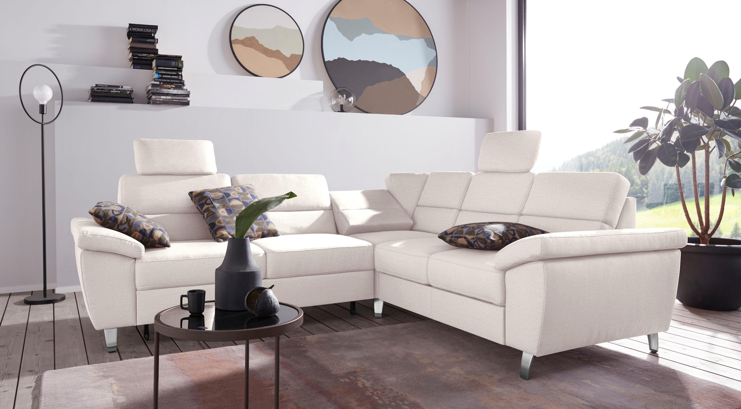 sit&more Ecksofa »Sorano L-Form«, wahlweise mit Bett- und Relaxfunktion, inkl. Bettkasten