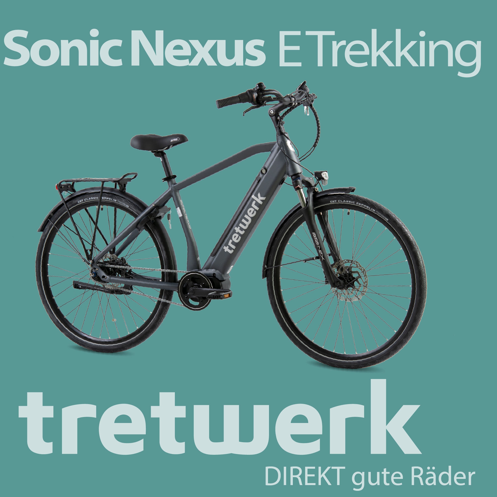 Tretwerk E-Bike »Sonic Nexus«, 7 Gang, Mittelmotor 250 W, Pedelec, Elektrofahrrad für Damen u. Herren
