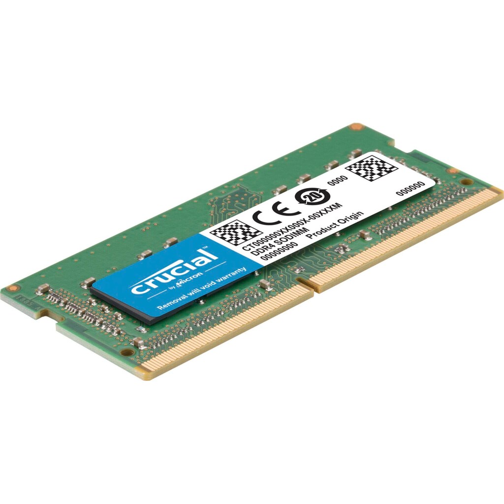 Crucial Laptop-Arbeitsspeicher »32GB DDR4 2666 MT/s CL19 PC4-21300 SODIMM 260pin for Mac«