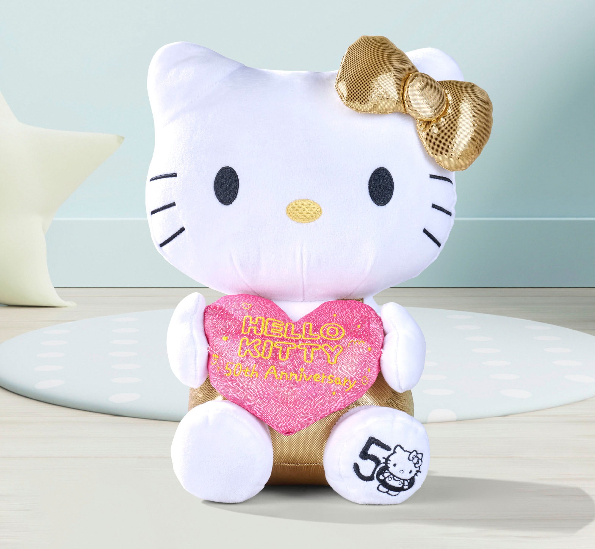 SIMBA Plüschfigur »Hello Kitty 50. Jubiläum, 30 cm«