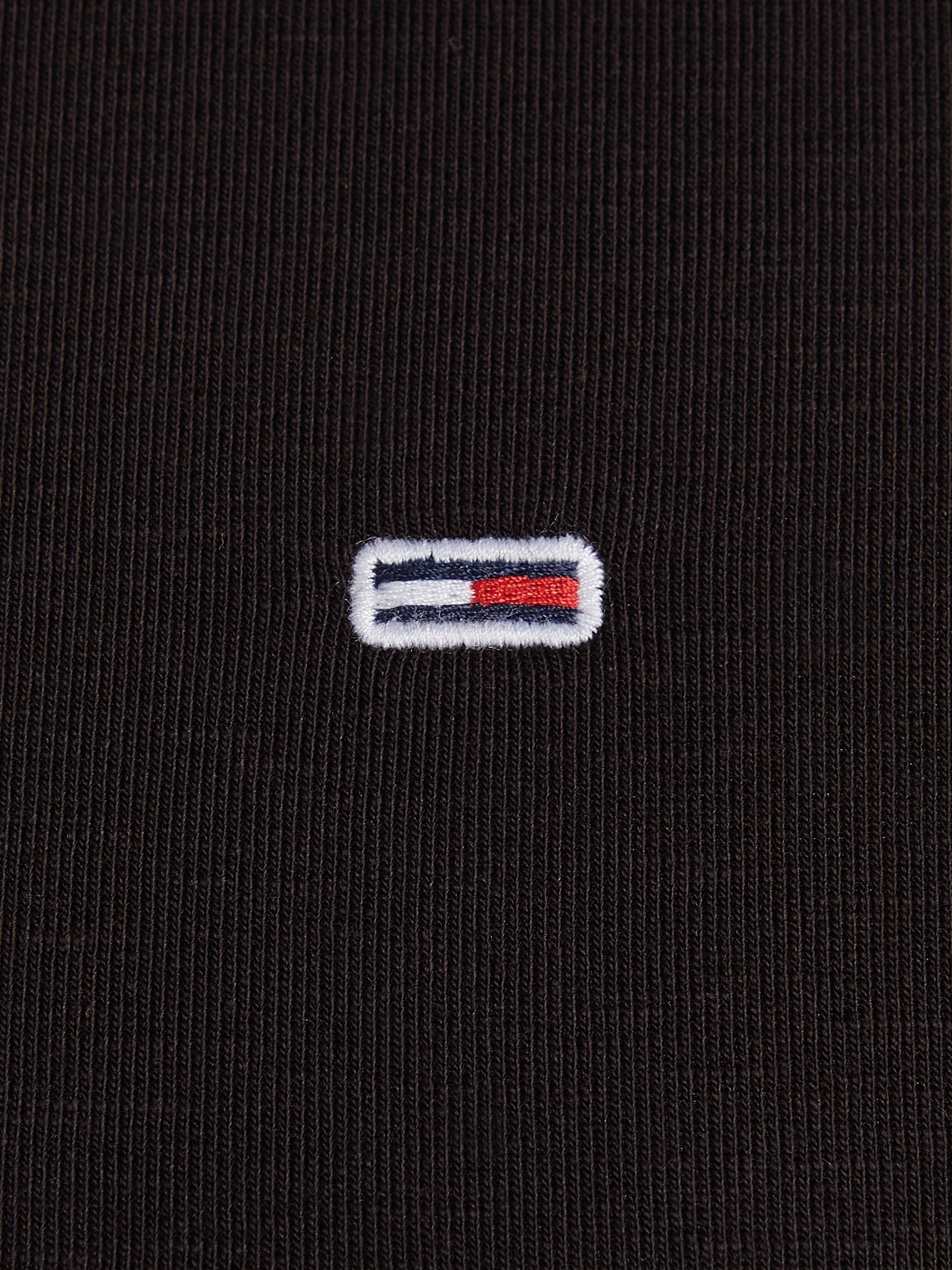 Tommy Jeans T-Shirt »TJW SLIM CRP BABYLOCK RIB TEE« mit gewelltem Abschlüssen am Ärmel & Saum