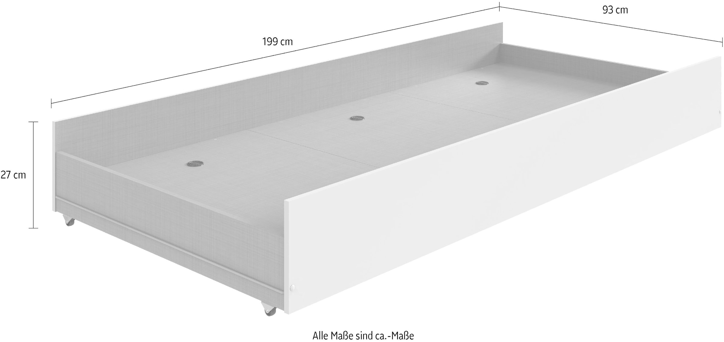 Wimex Bettschubkasten »Norderney passend für das Bett« als Bettschublade oder Duoliege nutzbar