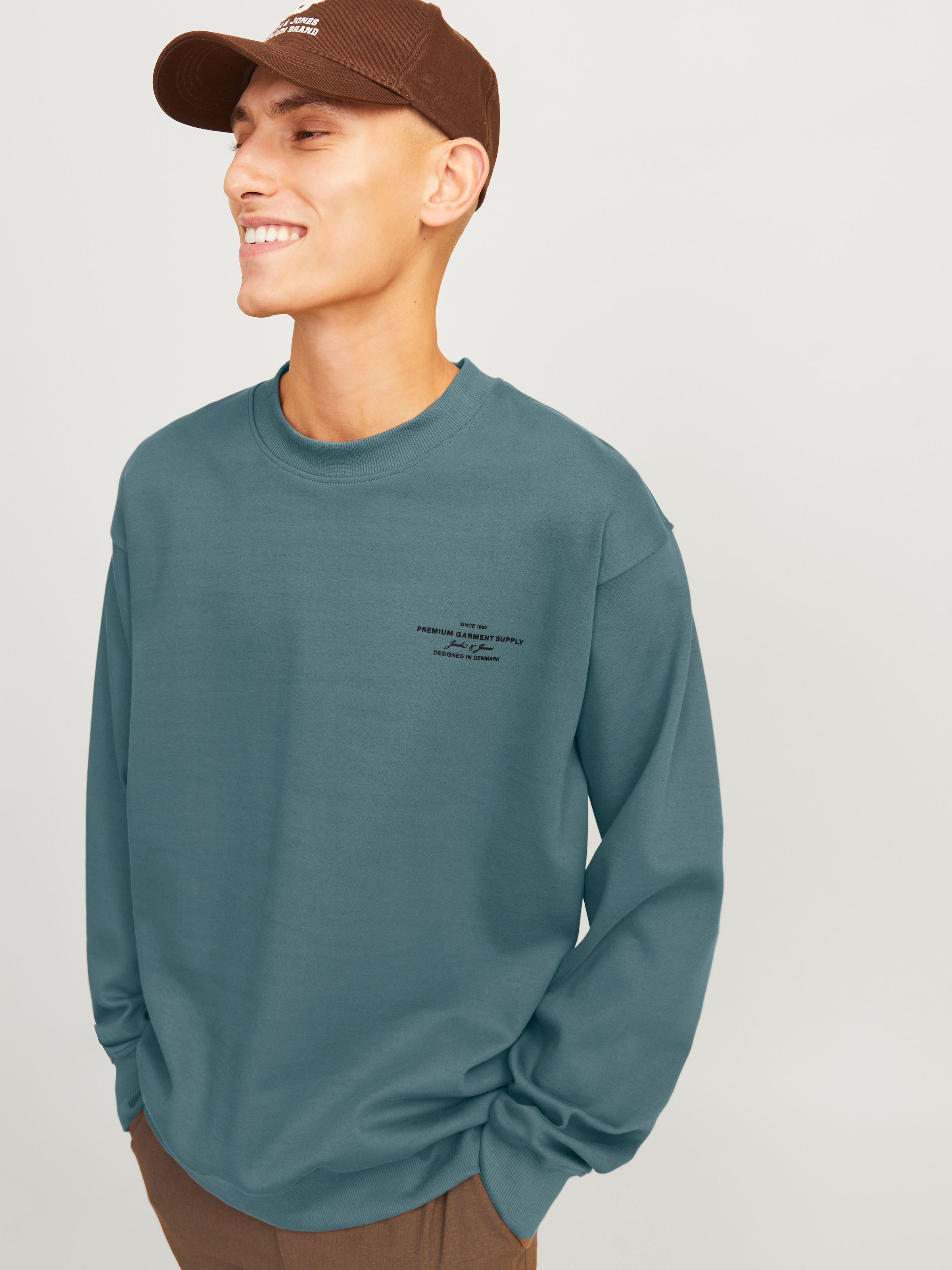 Jack & Jones Sweatshirt »JPRBLACHAD BRANDING SWEAT CREW NECK LN«