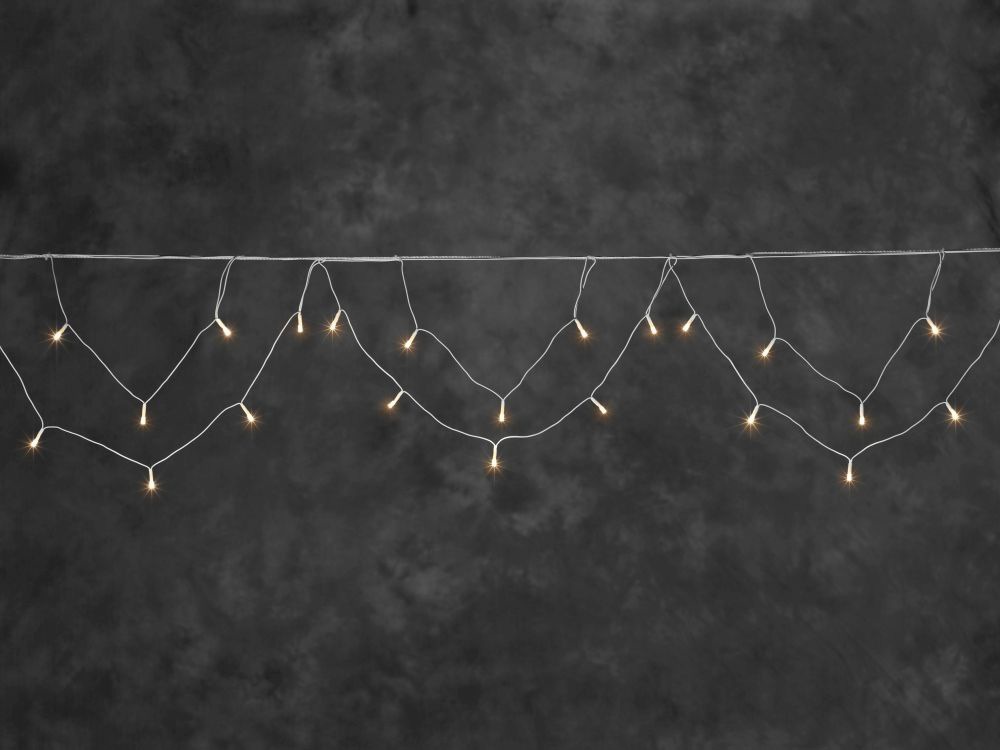 KONSTSMIDE LED-Lichterkette »Weihnachtsdeko aussen«, bogenform, 200 bernsteinfarbene Dioden
