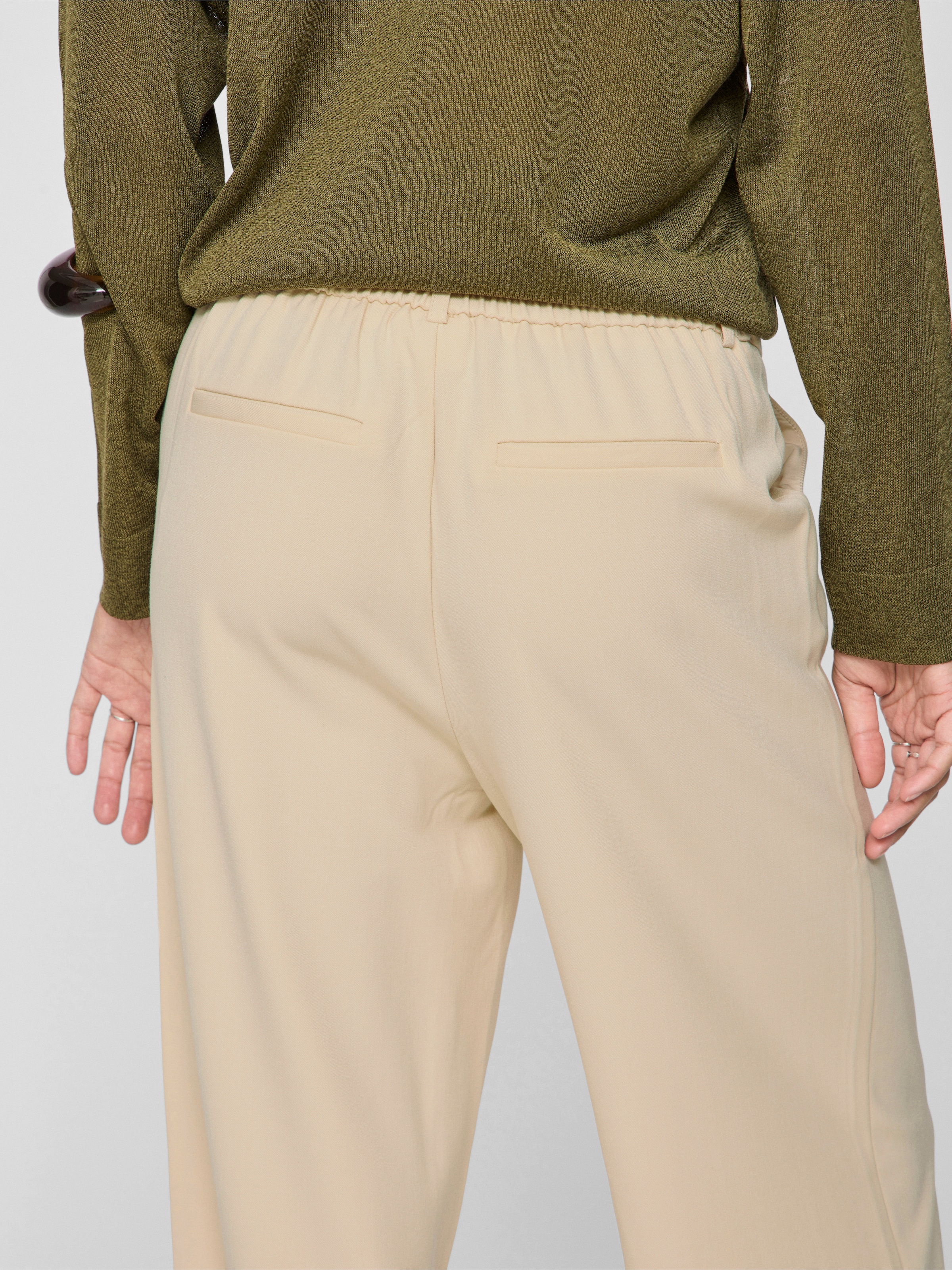 Vila Anzughose »VIVARONE HW WIDE PANT - NOOS«  Materialmix, slim fit