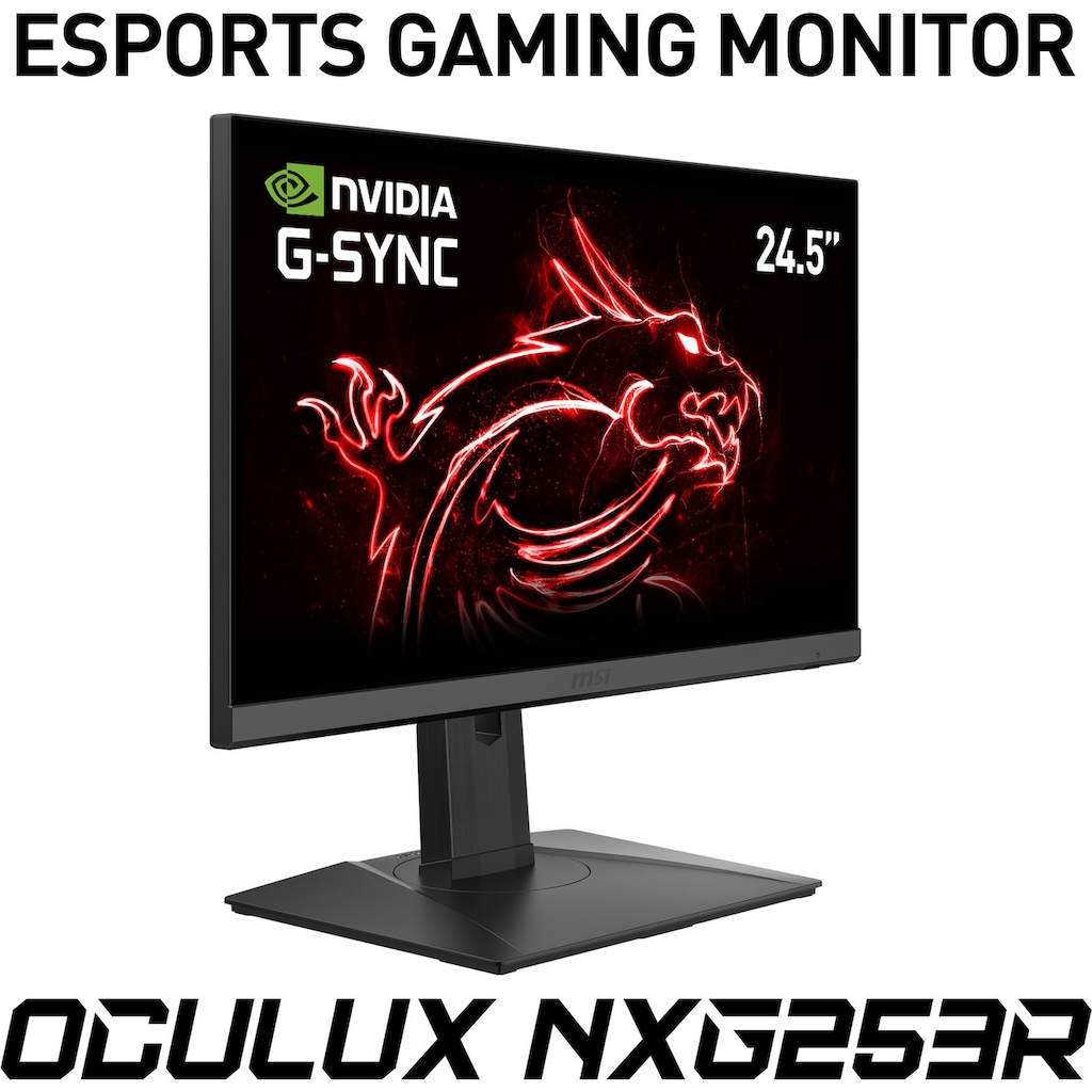 MSI Gaming-LED-Monitor »Oculux NXG253R E-Sports«, 62,2 cm/25 Zoll, 1920 x 1080 px, Full HD, 1 ms Reaktionszeit, 360 Hz