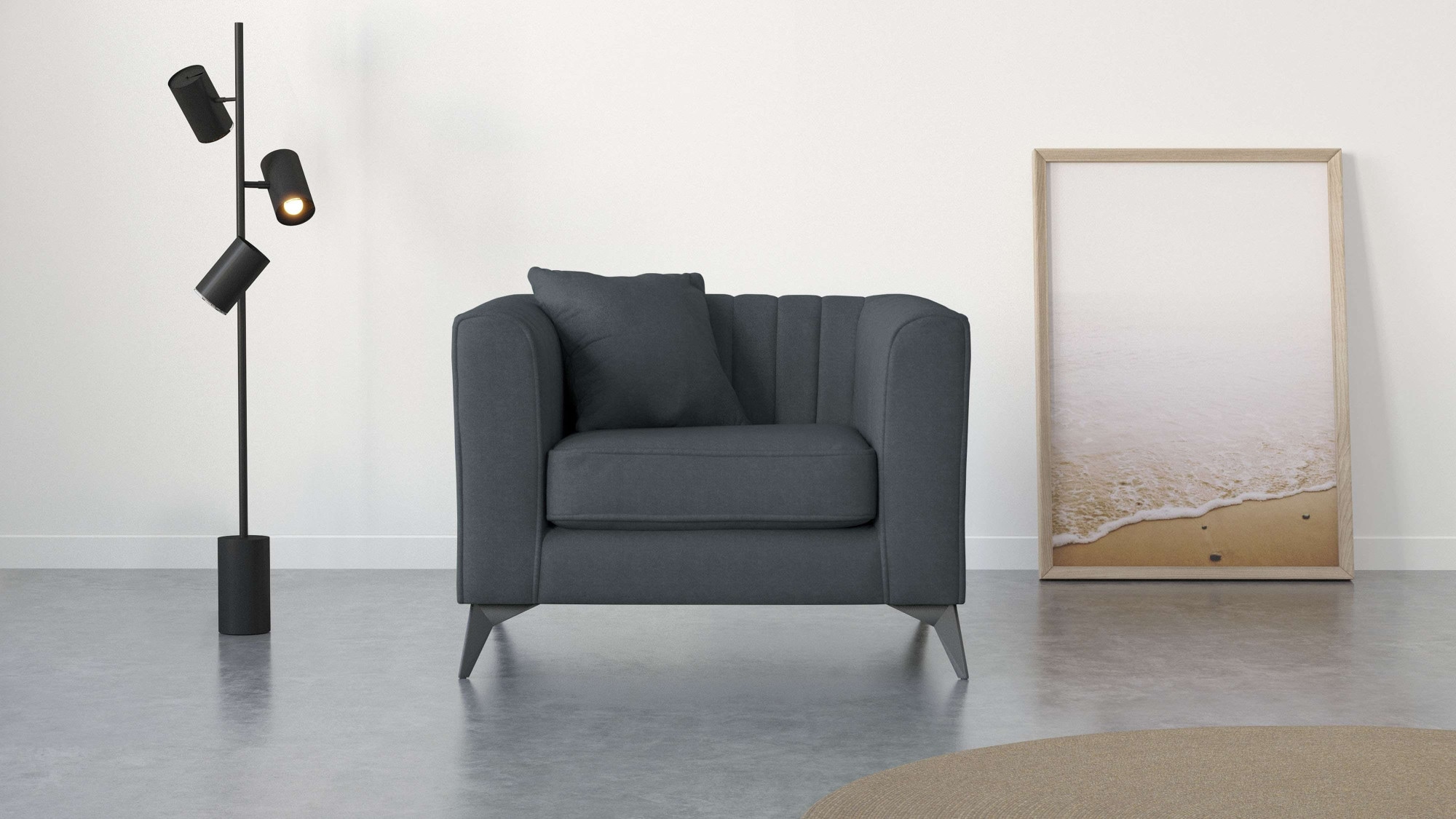 Places of Style Sessel »MATTHEW Loungesessel, Maße B/T/H: 99/86/74 cm«, inc günstig online kaufen