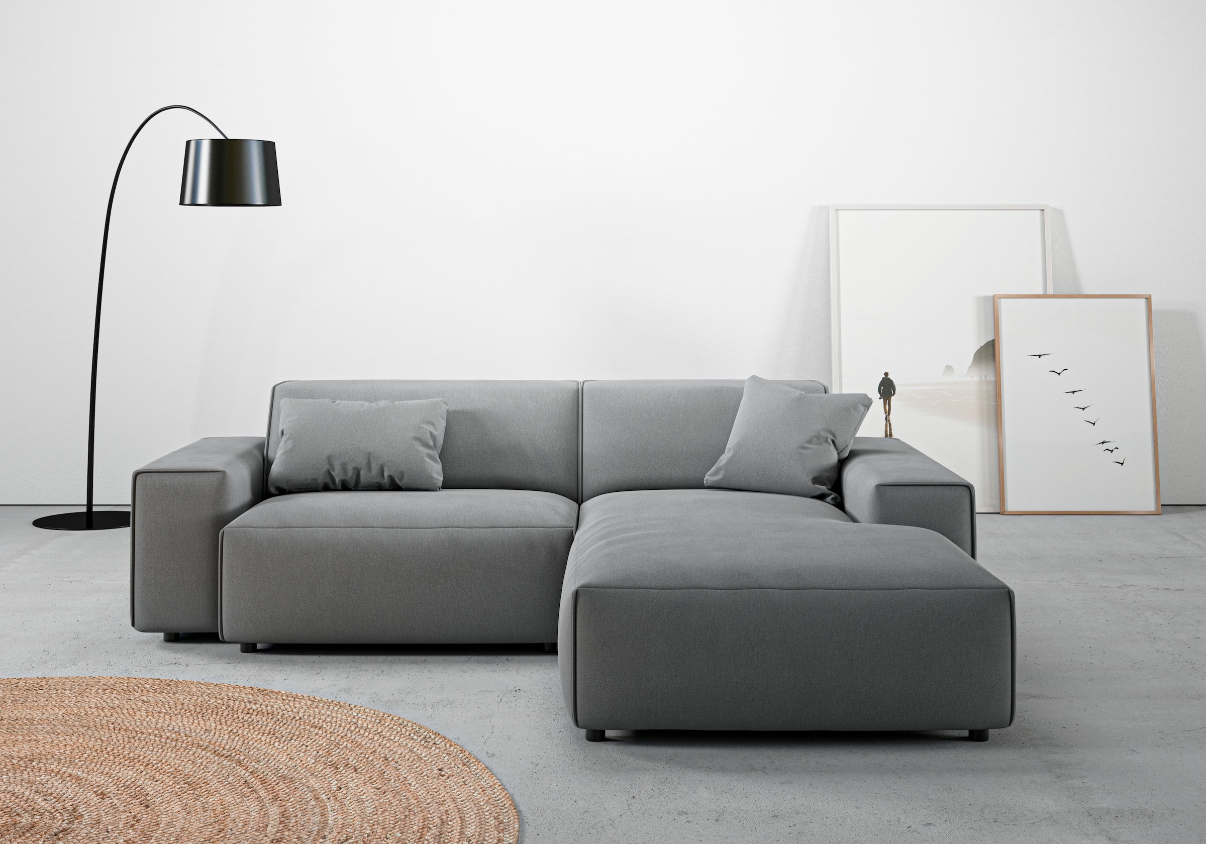 Home affaire Ecksofa »Glimminge L-Form auch in Breitcord, Feincord + Easy c günstig online kaufen