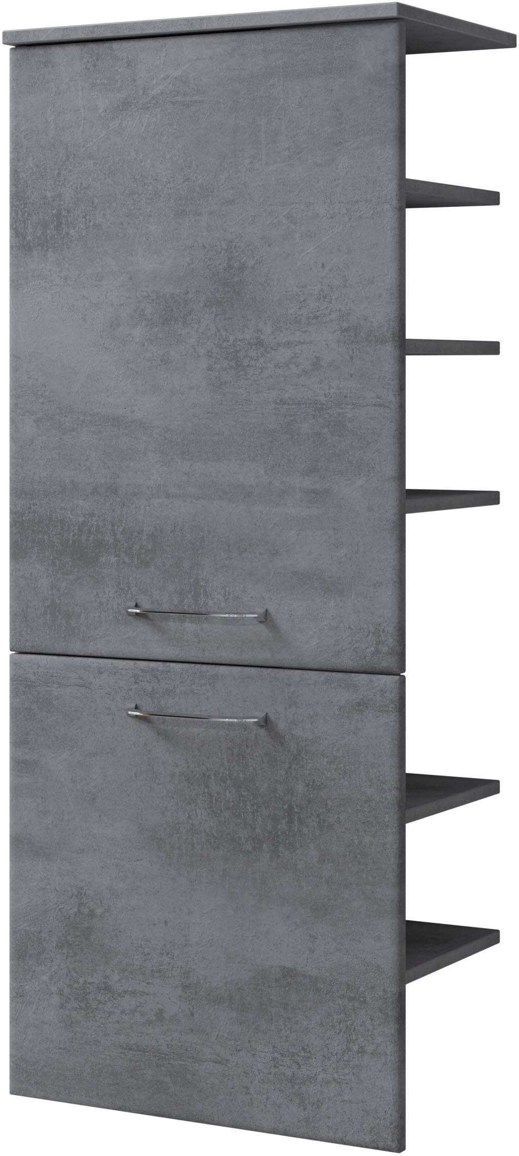 HELD MÖBEL Hochschrank »Siena«, Breite 40 cm, mit hochglänzenden Fronten in  weiß auf Rechnung bestellen