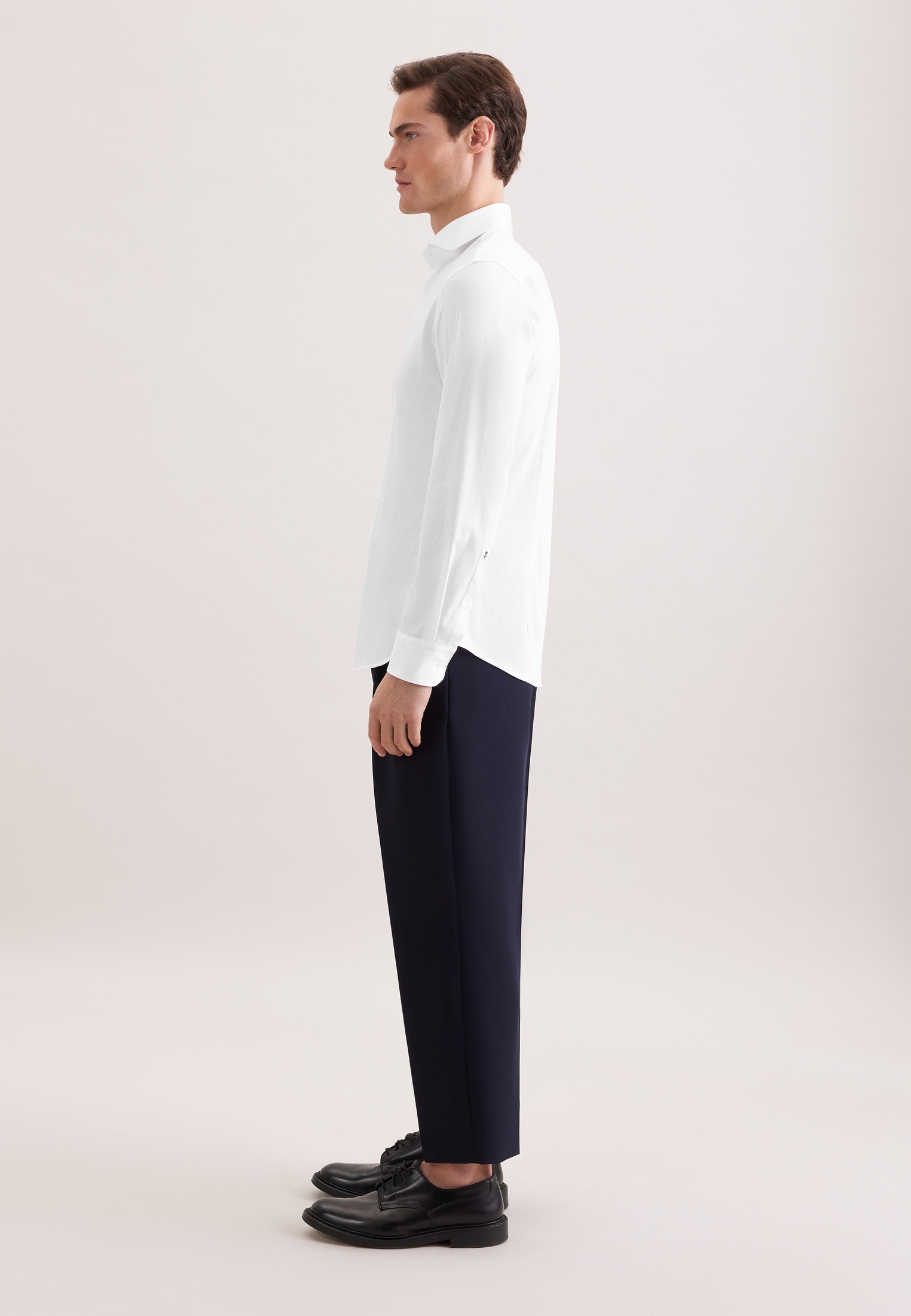 seidensticker Businesshemd »Schwarze Rose« Shaped 1/1 Kentkragen Uni