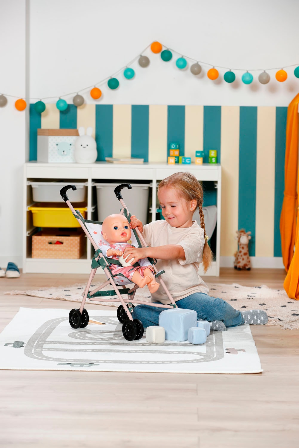 Baby Born Puppenbuggy »Dschungel-Design«, mit Tasche