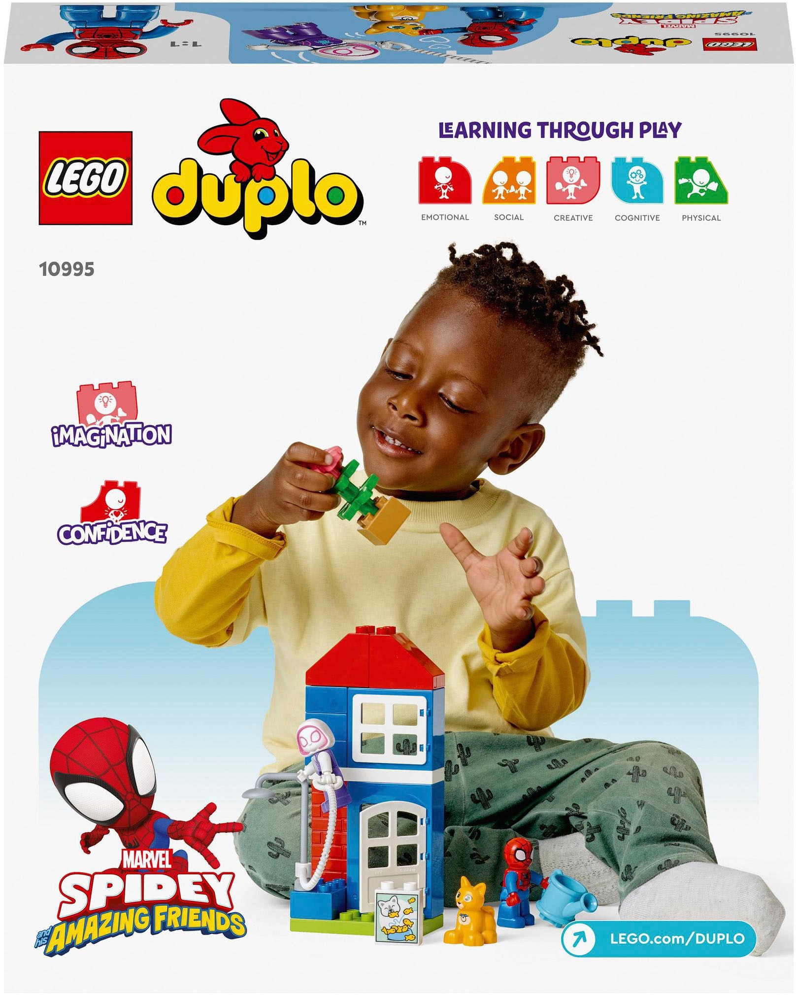 LEGO® Konstruktionsspielsteine »Spider-Mans (25 LEGO® bestellen (10995), Europe Haus in DUPLO Made Online-Shop Marvel«, St.), im