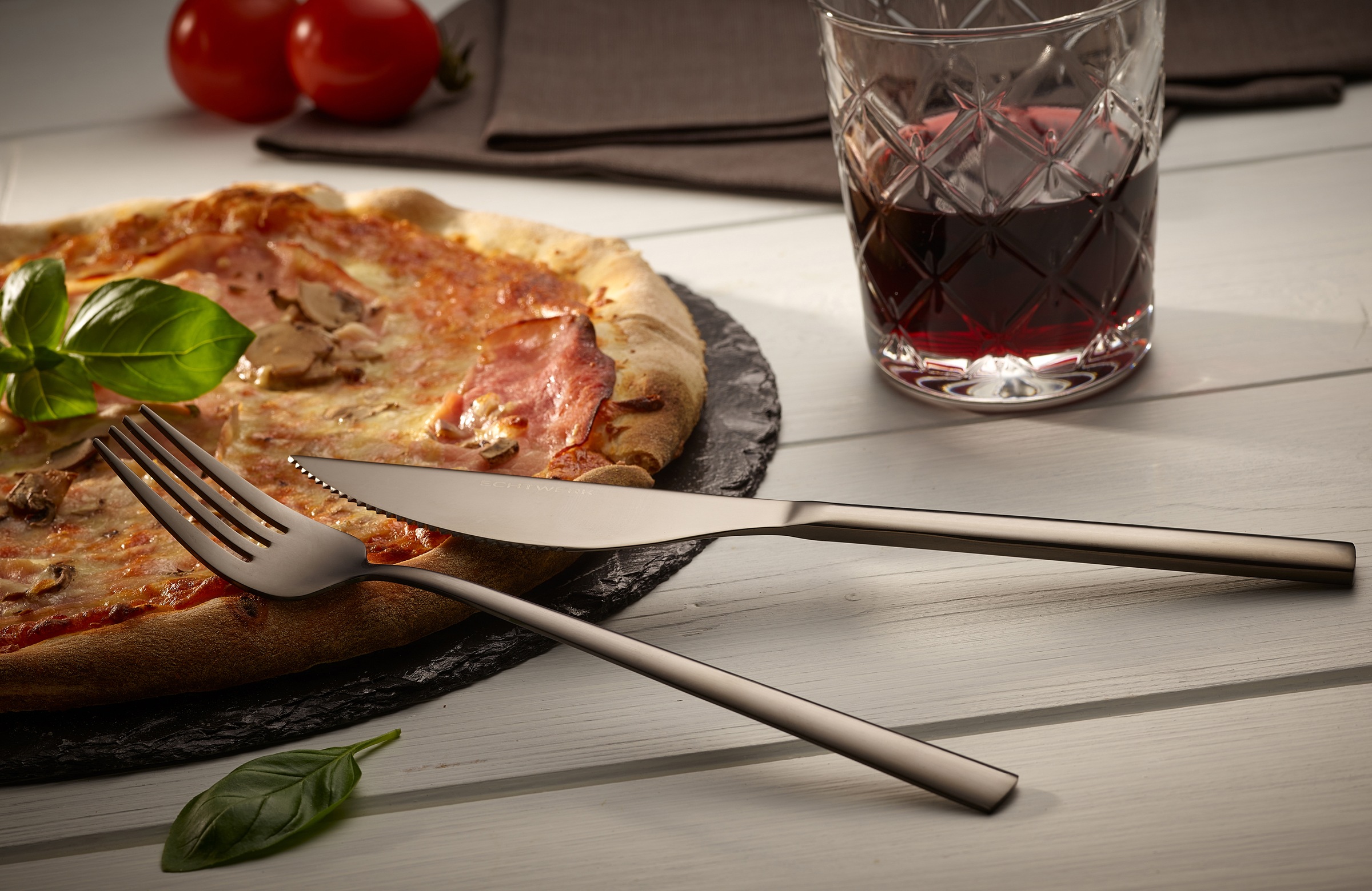 ECHTWERK Besteck-Set »Angelini«, (Set, 4 tlg.), für Pizza, Quiche, Flammkuchen