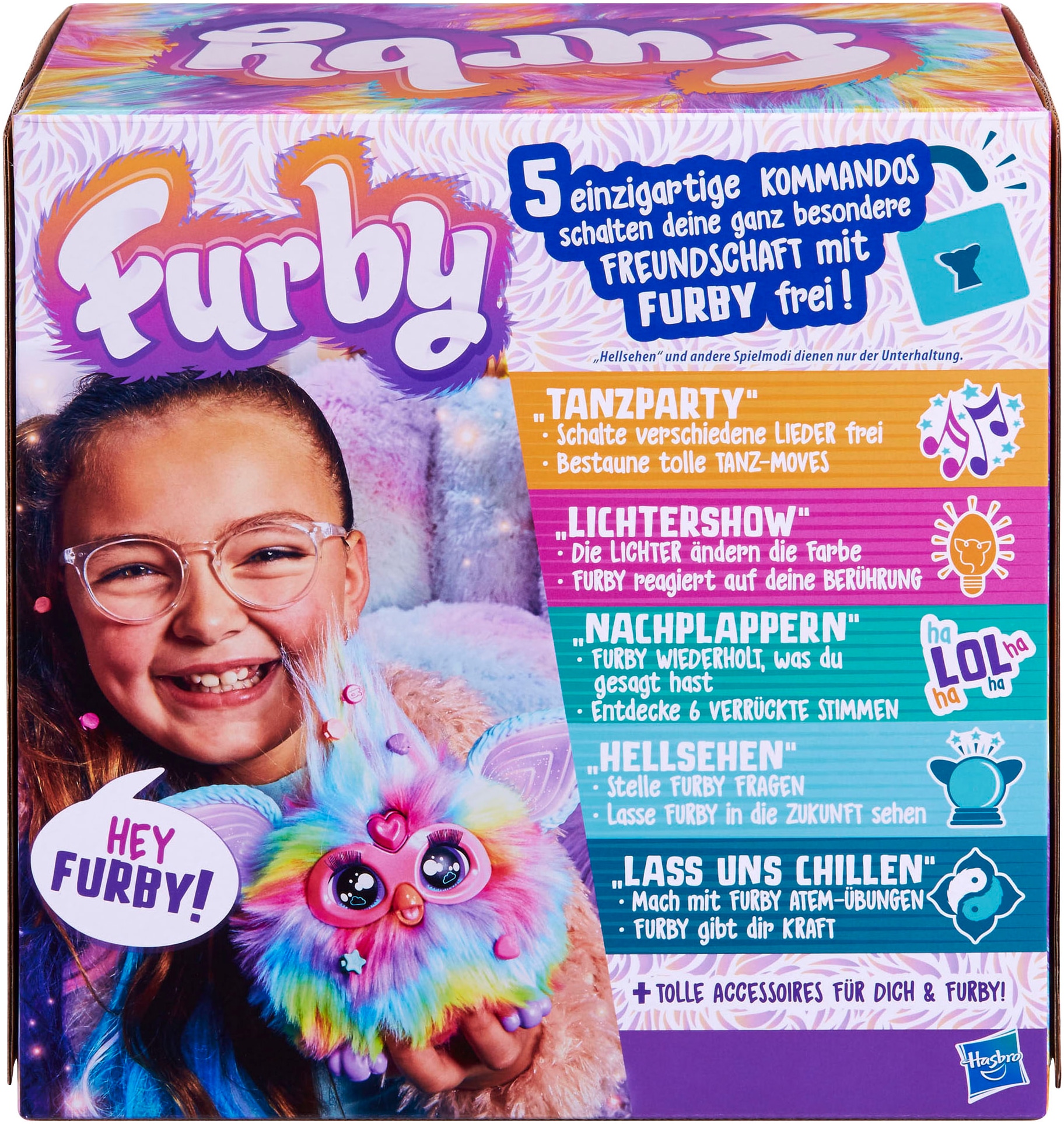 Hasbro Plüschfigur »Furby, Farbmix«, mit Sound