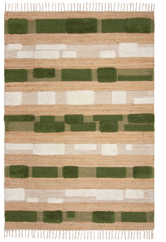 FLAIR RUGS Teppich "Medina Blocks, mit abstrakten Linien" rechteckig 22 mm günstig online kaufen