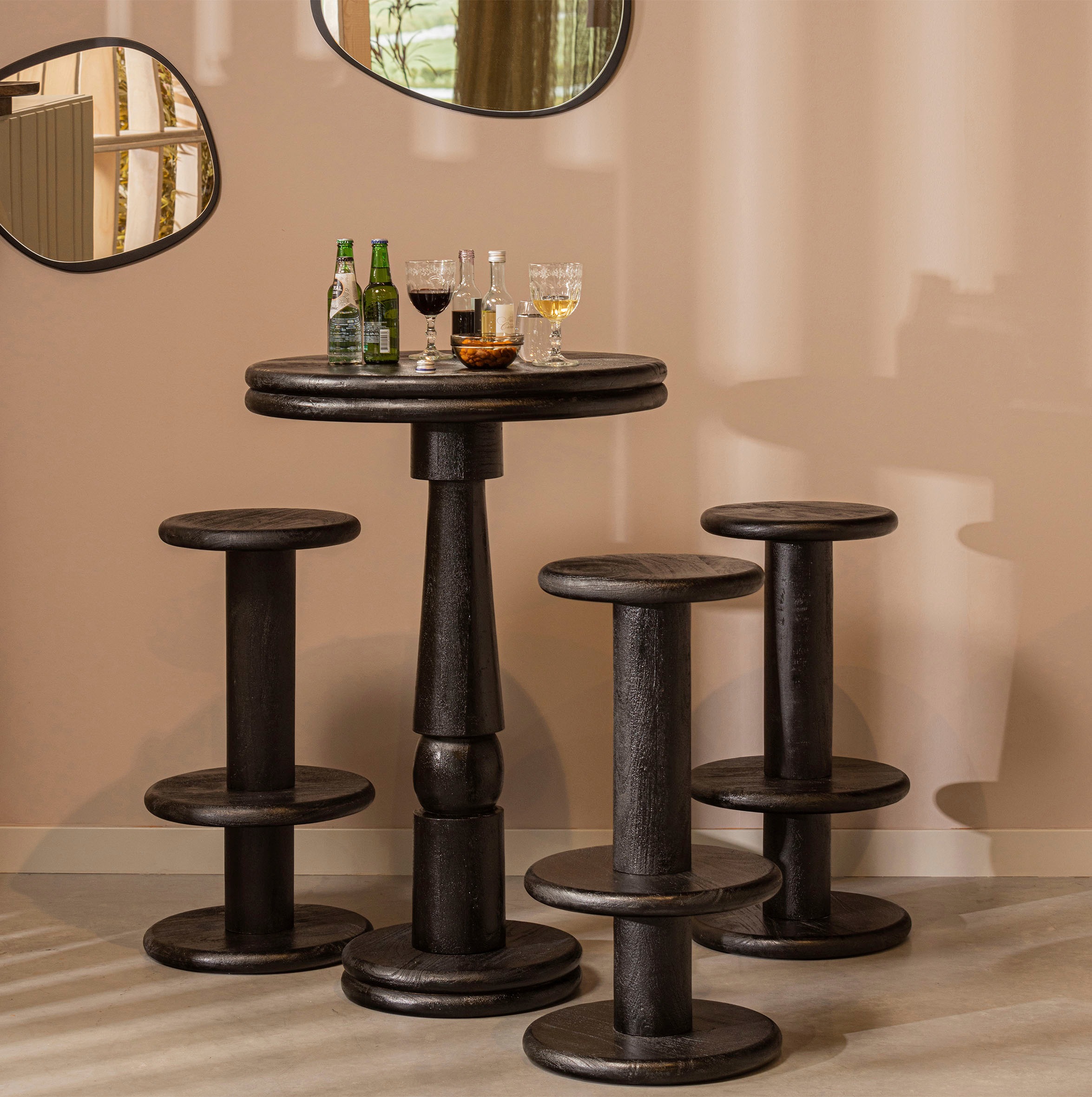 WOOOD Bistrostuhl »KOLBY«, aus MANGO HOLZ