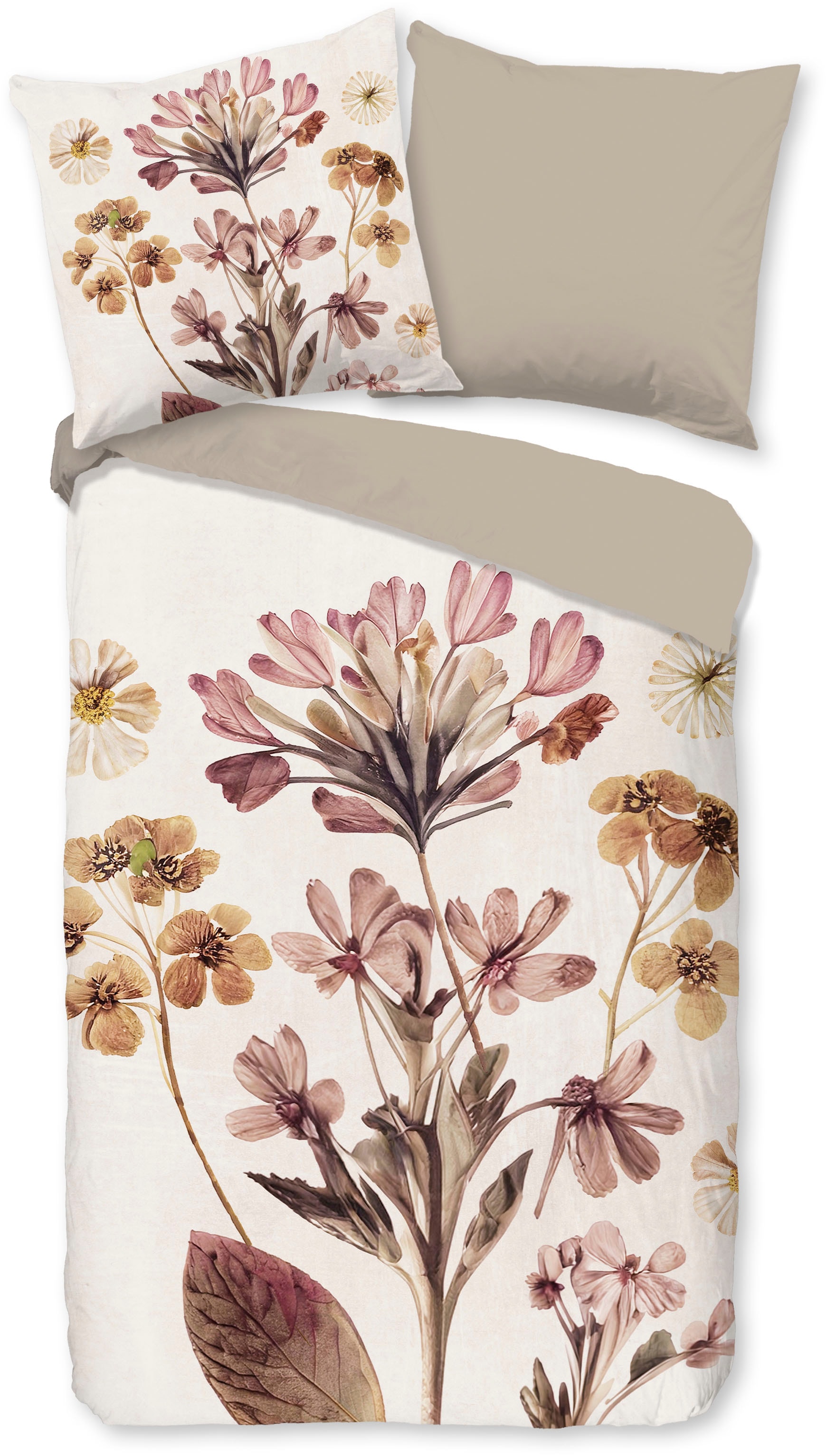 PURE luxury collection Wendebettwäsche »Okuyasu«, Mikrofaser, Pflegeleicht, günstig online kaufen