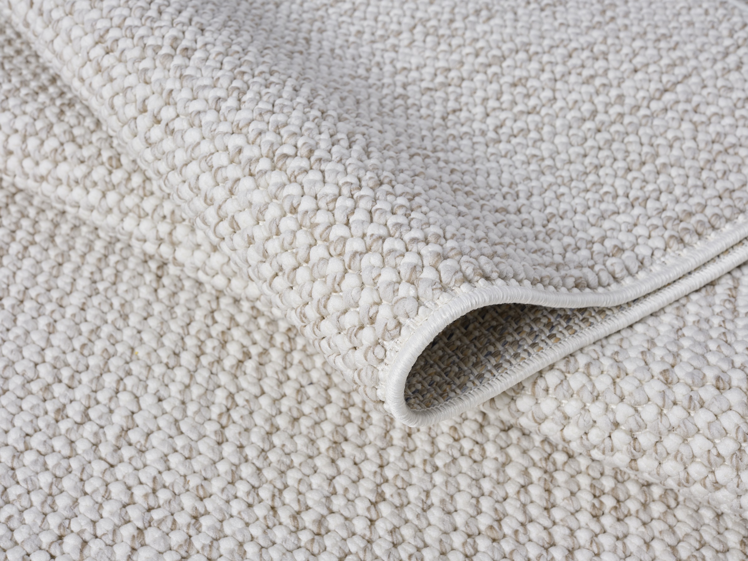 OTTO home Teppich »Lilri«, rechteckig, 10 mm Höhe, Wolloptik, Wohnzimmer, Schlafzimmer, Esszimmer