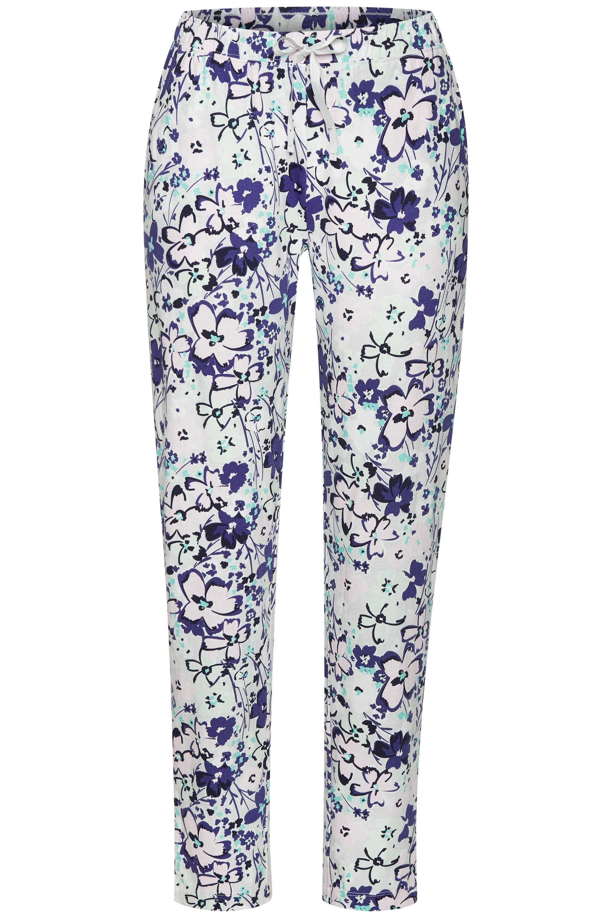 s.Oliver Pyjamahose, mit schönem Allover-Print