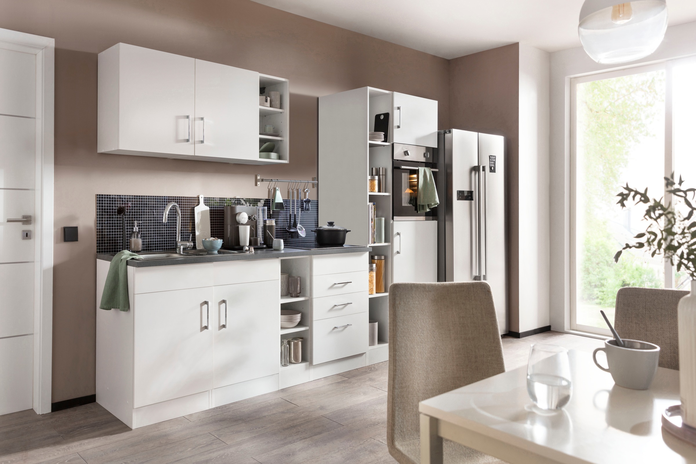 KOCHSTATION Küchenzeile »KS-Paris – Küchen mit einzigartigen Fotomotiven au günstig online kaufen