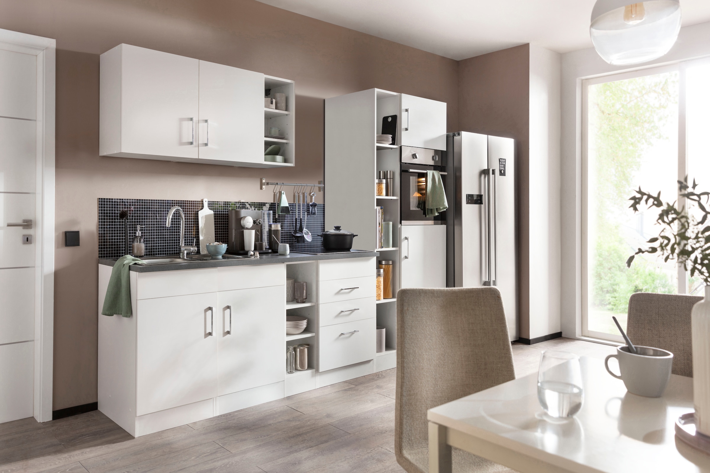 KOCHSTATION Küchenzeile »KS-Paris – Küchen mit einzigartigen Fotomotiven au günstig online kaufen