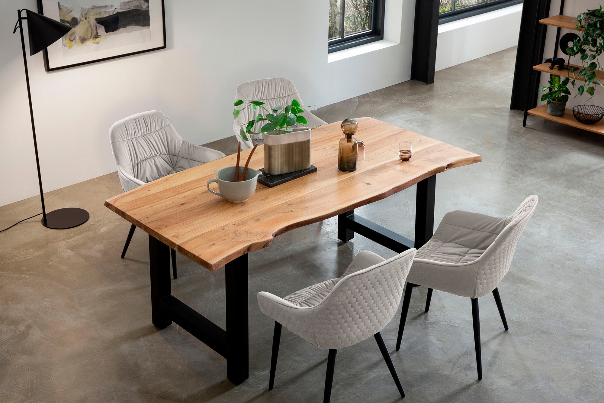 SalesFever Armlehnstuhl »Stilvoller Esszimmerstuhl für Komfort« () Esszimme günstig online kaufen