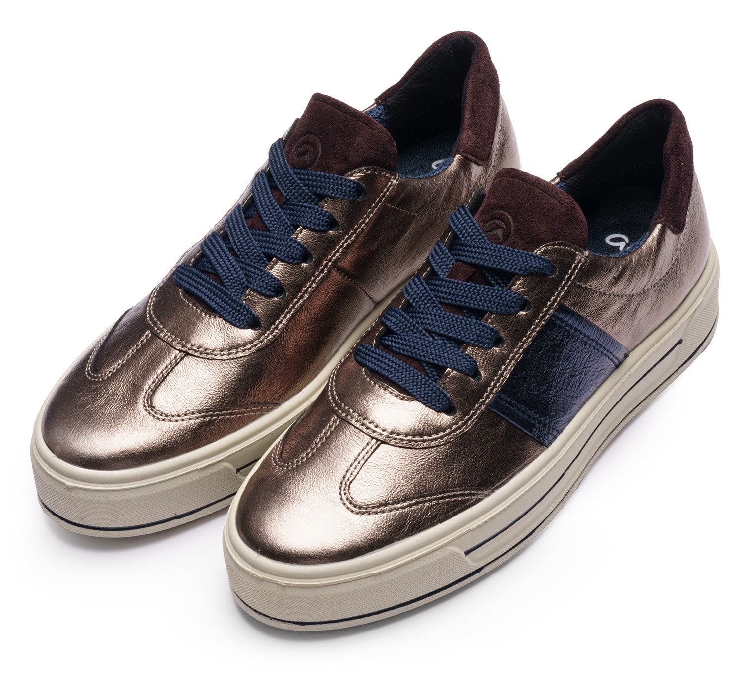 Ara Plateausneaker »CANBERRA«  Plateausneaker, Schnürschuh im Metallic Look, H-Weite
