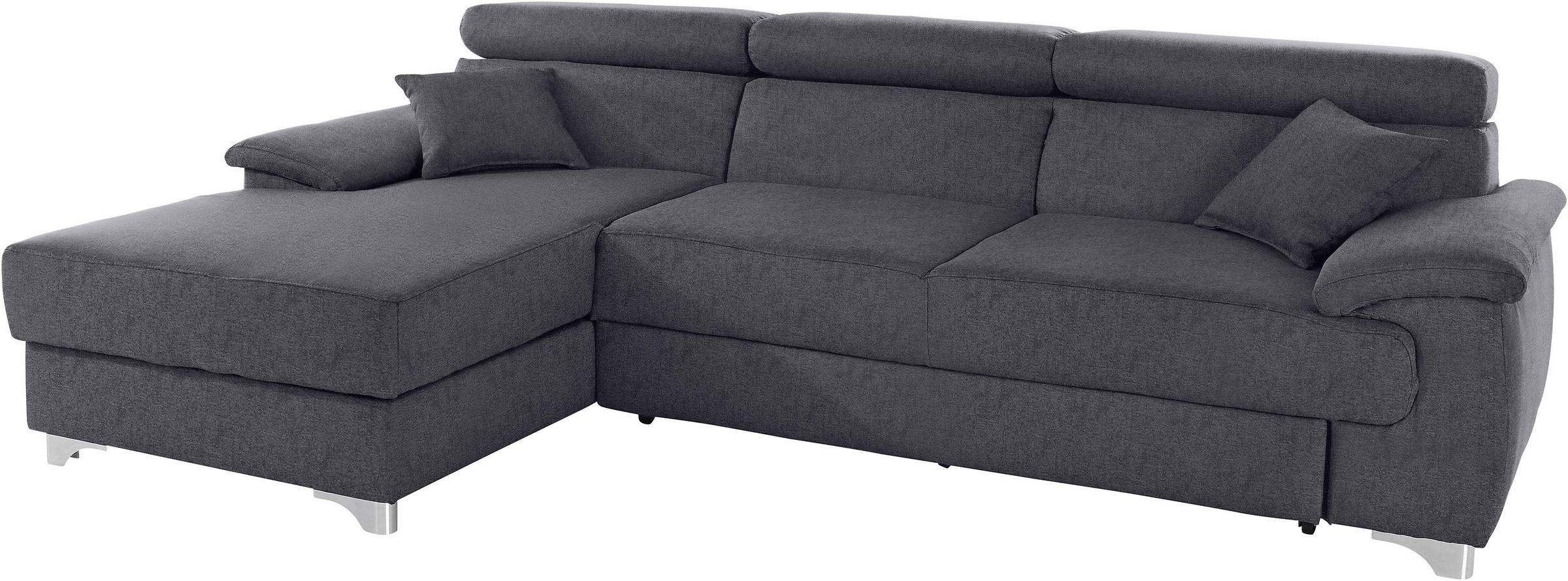 DOMO collection Ecksofa »Mira, inklusive Kopfteilverstellung für mehr Wohlf günstig online kaufen
