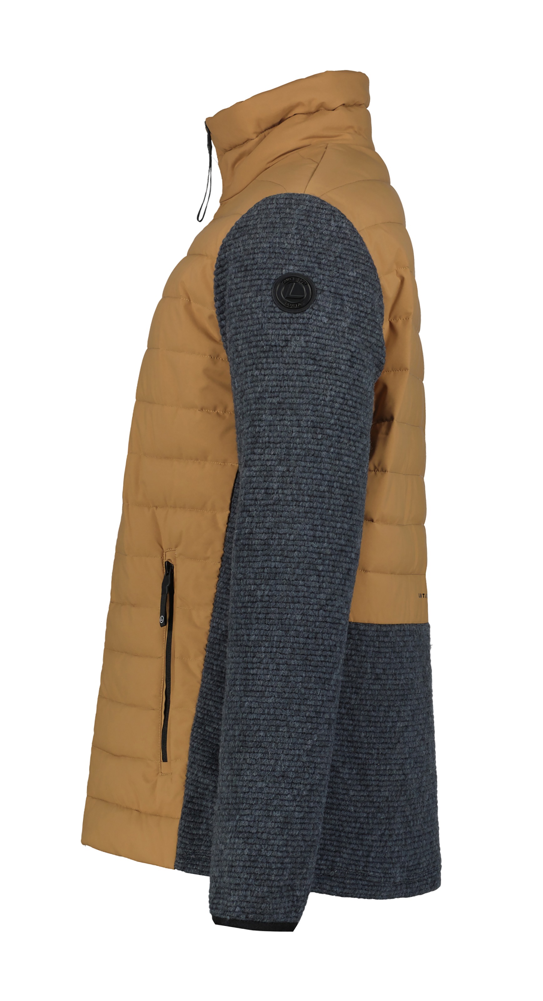 Luhta Hybridjacke »H STEPP/SWEATJACKE ANTTOLA« im Materialmix aus Steppware und Strickfleece, mit Stehkragen