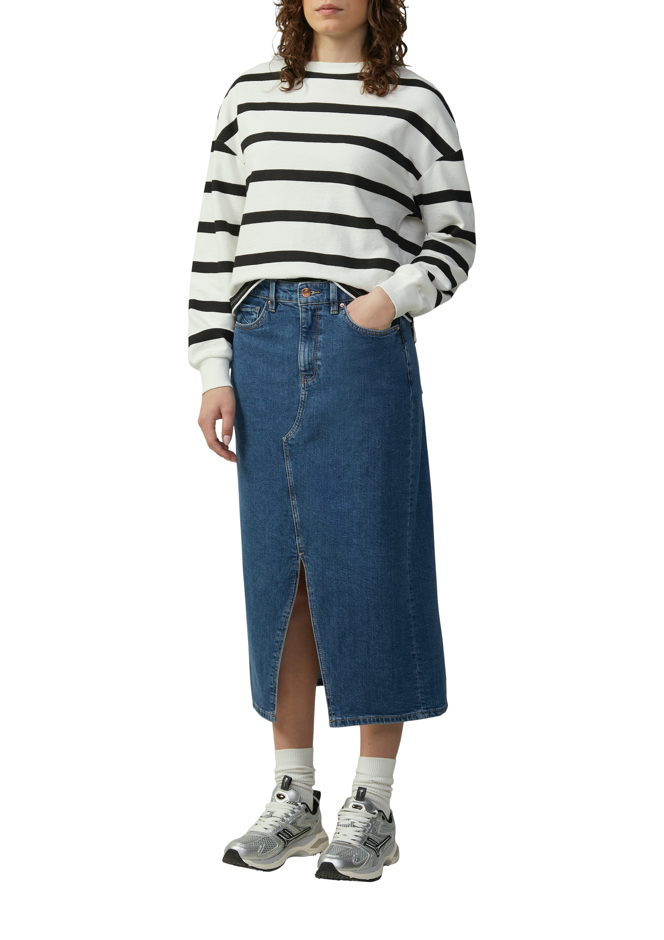 QS Jeansrock, mit Schlitz