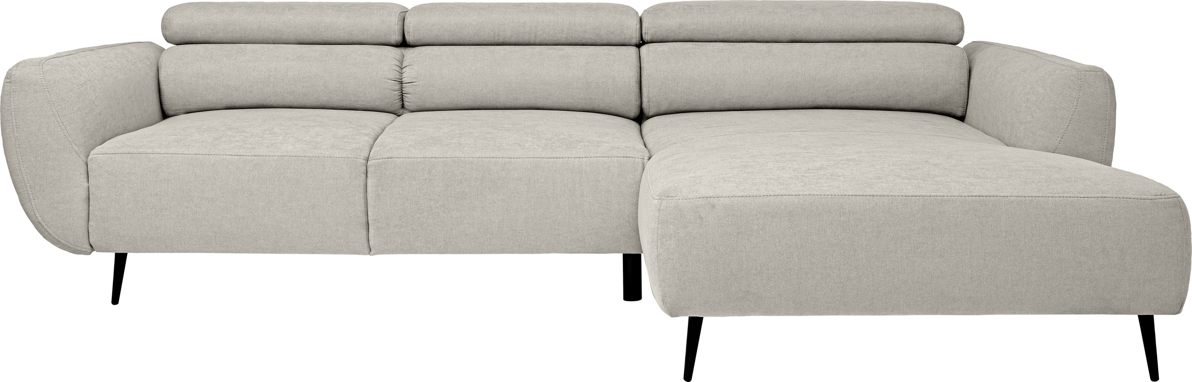 WERK2 Ecksofa »Alisson, mit elektrischer Sitztiefenverstellung, L-Form, Bre günstig online kaufen