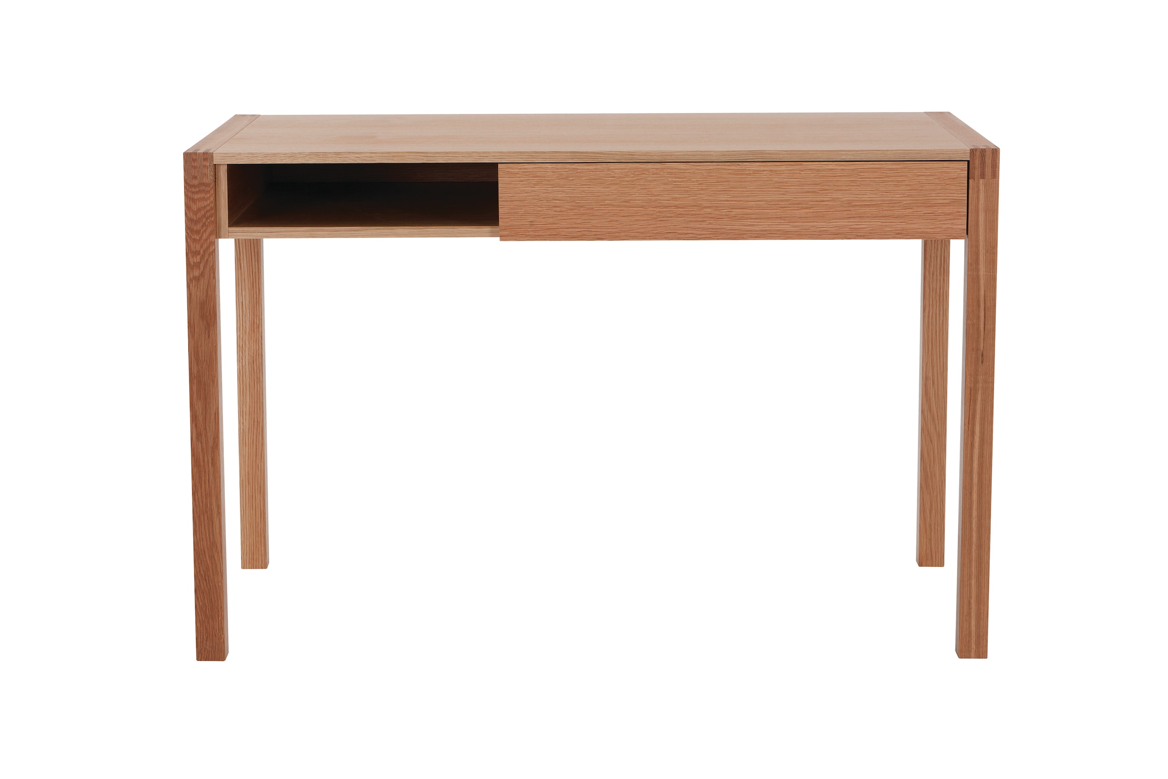 Woodman Schreibtisch »New« mit offenem Regal und Schublade, Holzfurnier aus günstig online kaufen