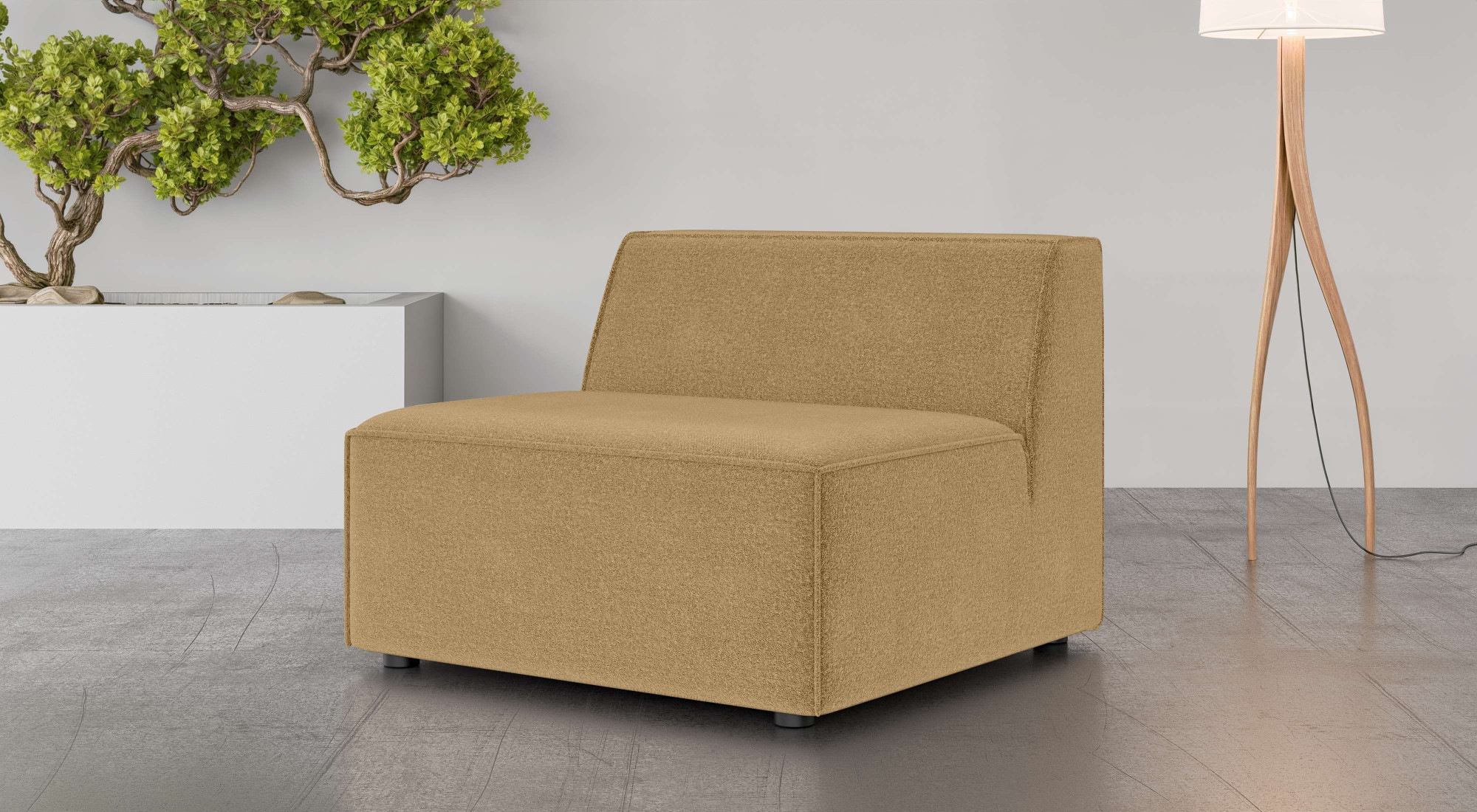 INOSIGN Sessel »Bequemer Sessel Cavan, Maße B/T/H: 90/90/72 cm«, ohne Armle günstig online kaufen