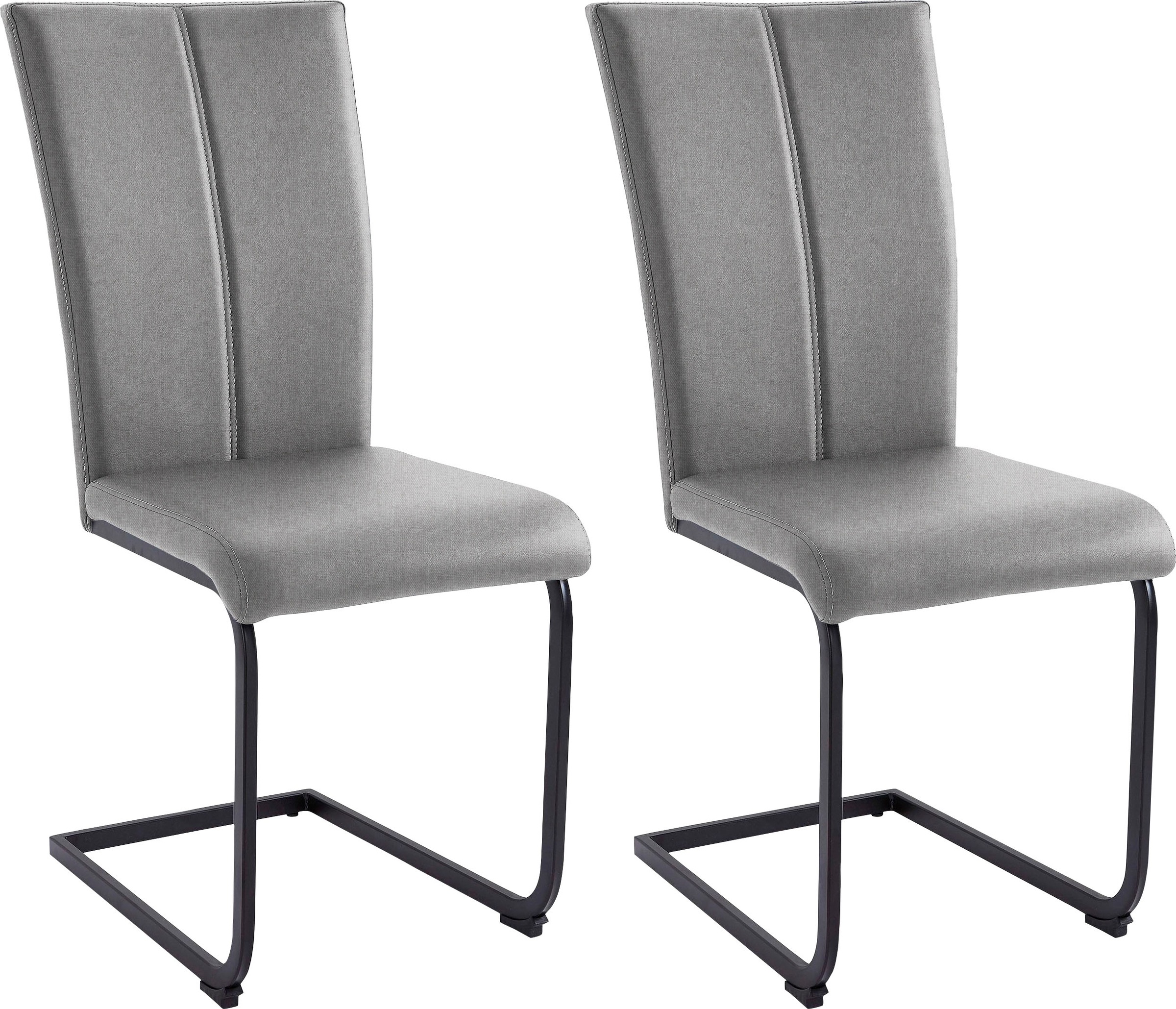Home affaire Freischwinger »Nils«, (Set), 2 St., Strukturstoff-Feinstruktur günstig online kaufen