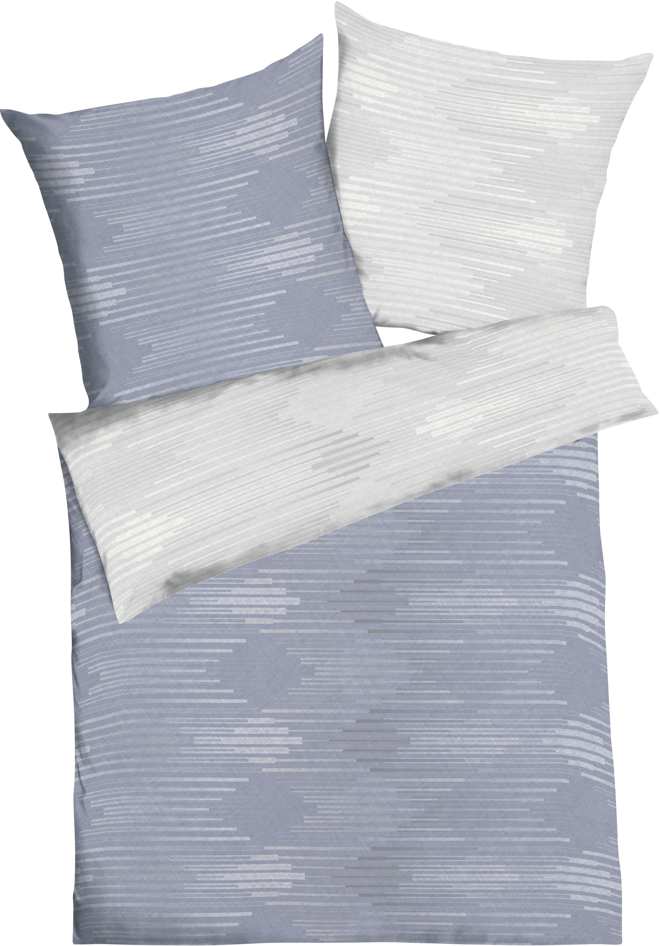 Kaeppel Wendebettwäsche "Ikat" 2 Stk. tlg. angenehm wärmend günstig online kaufen
