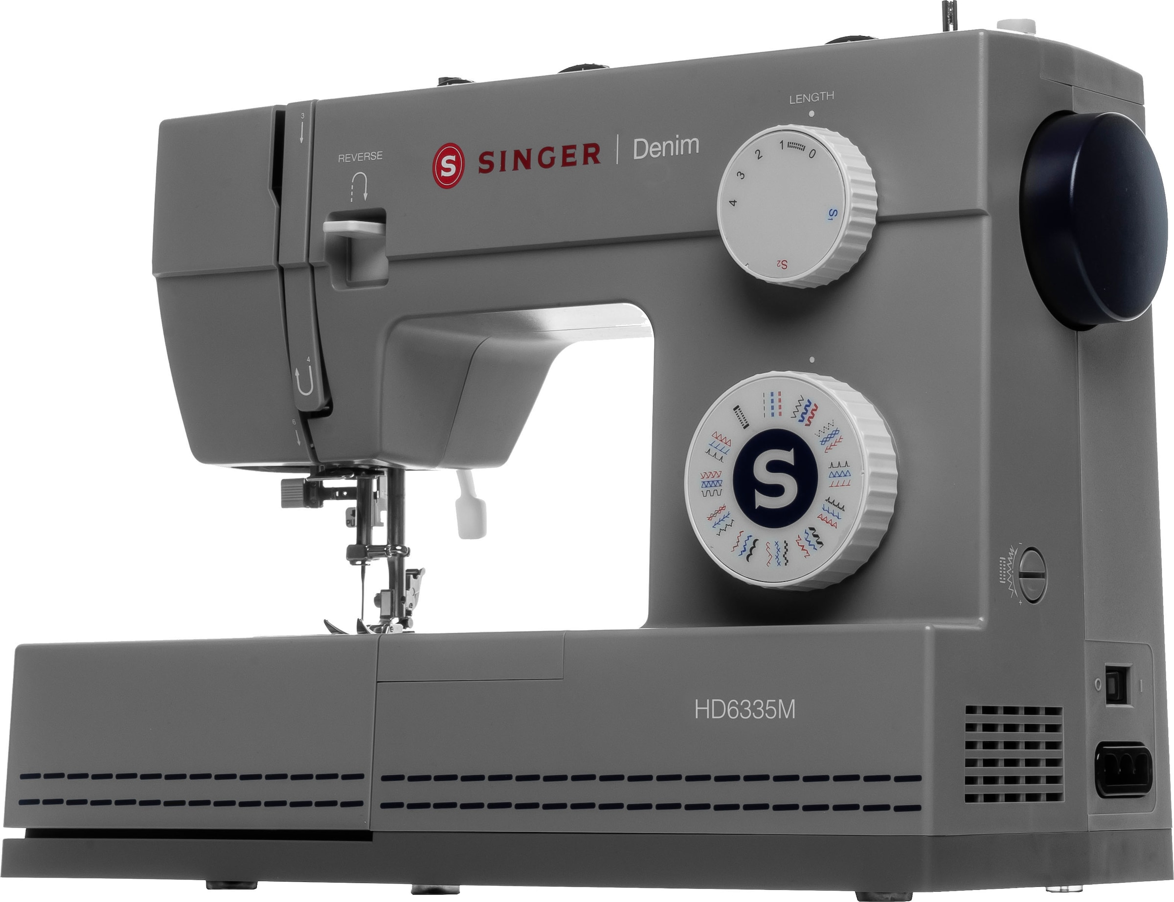 Singer Freiarm-Nähmaschine »Denim HD 6335M«, 32 Programme online bestellen