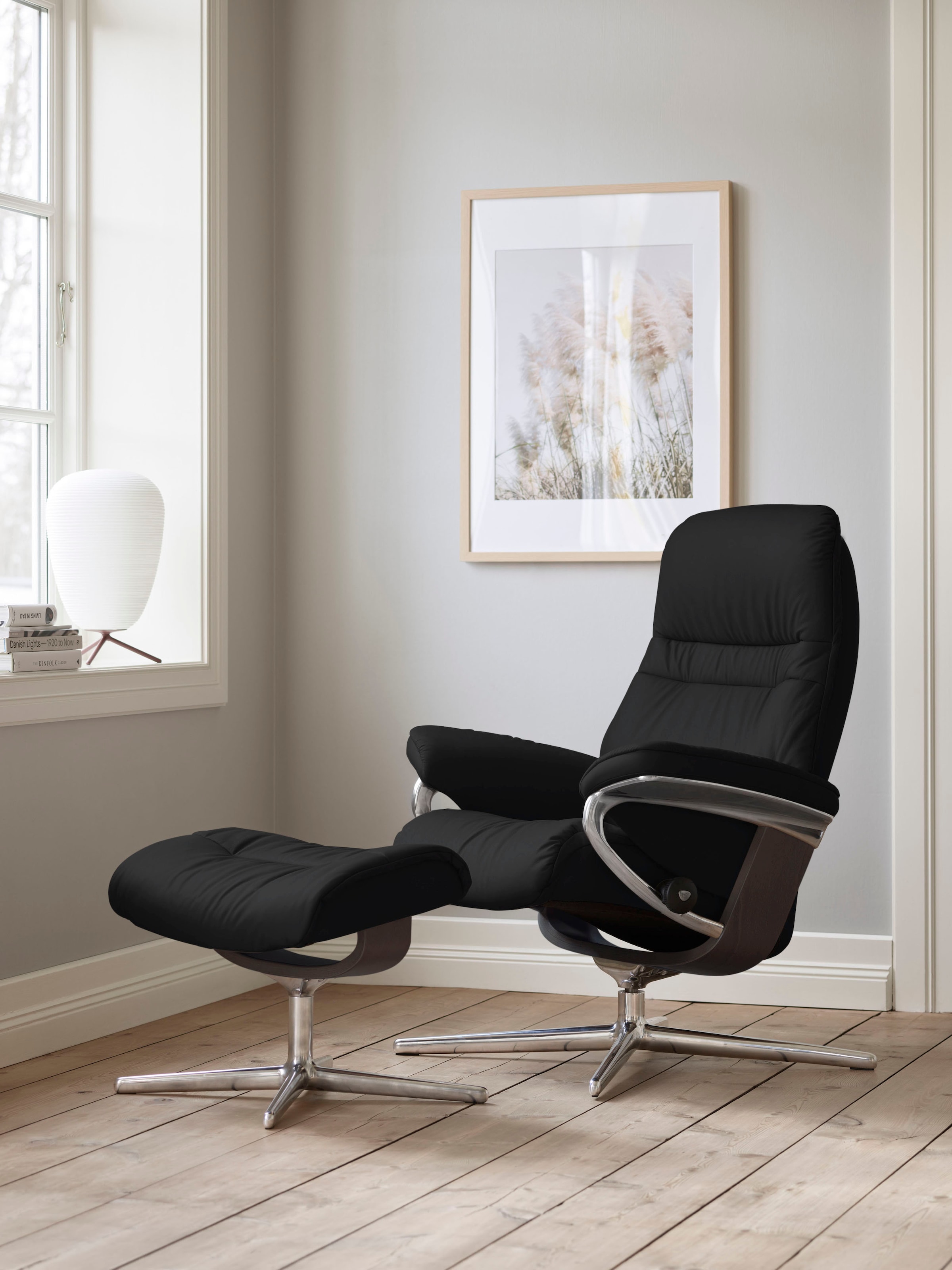 Stressless® Relaxsessel »Sunrise«, mit Cross Base, Größe S, M & L, Holzakze günstig online kaufen