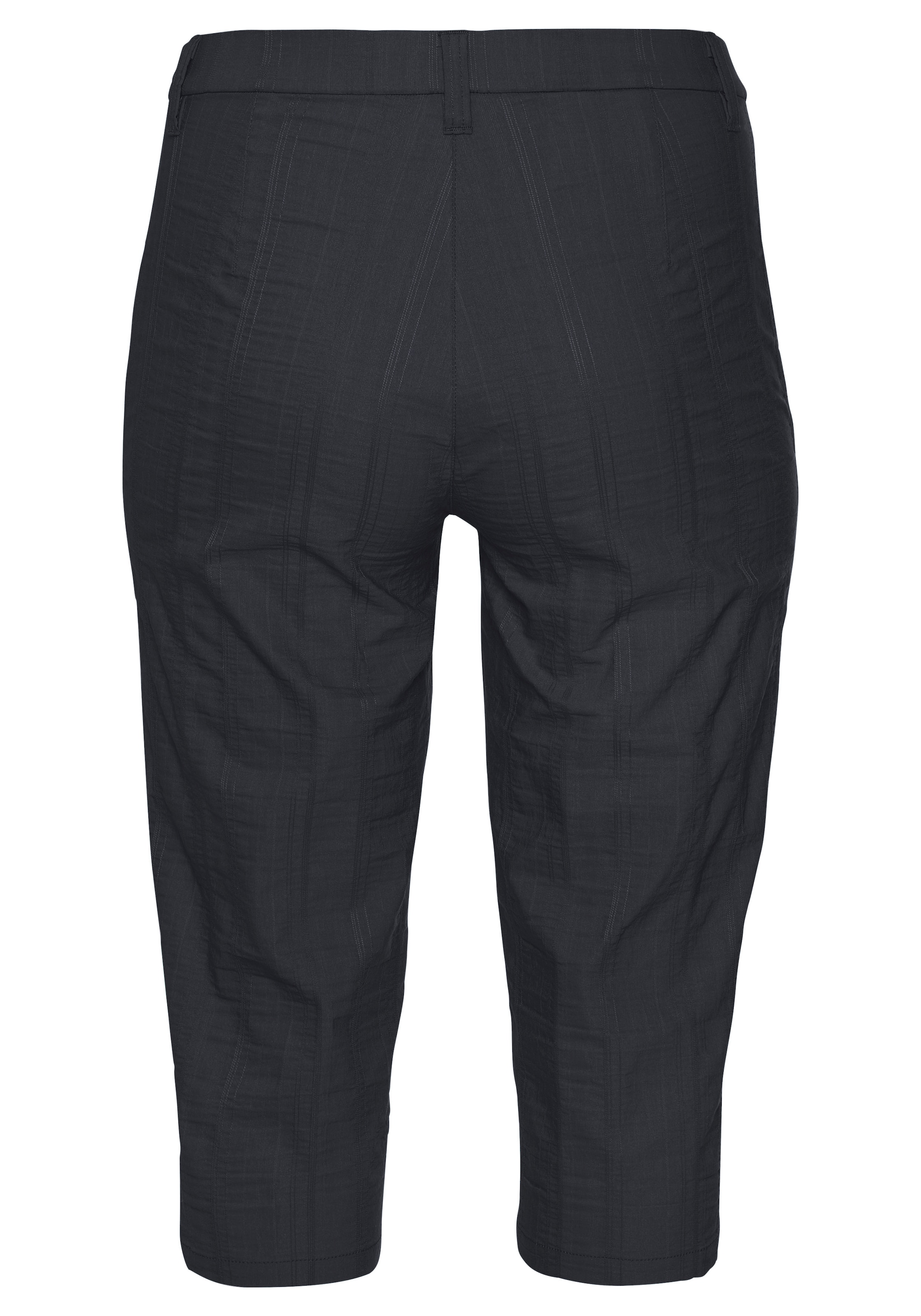 KjBRAND Caprihose »Babsie: bequemer Oberschenkel«  Sommerhose mit Strukturmuster