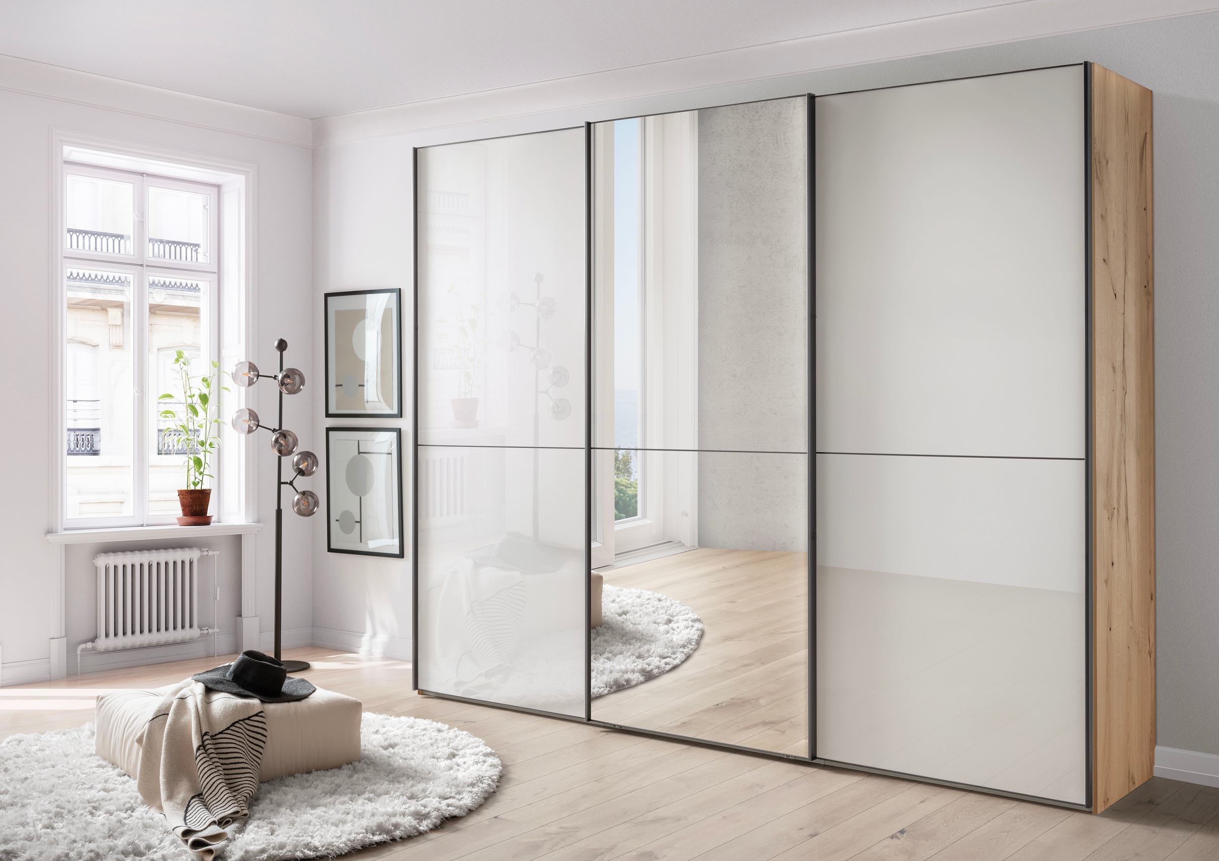 WIEMANN Schwebetürenschrank »Phoenix, Made in Germany, modernes Design, Hig günstig online kaufen