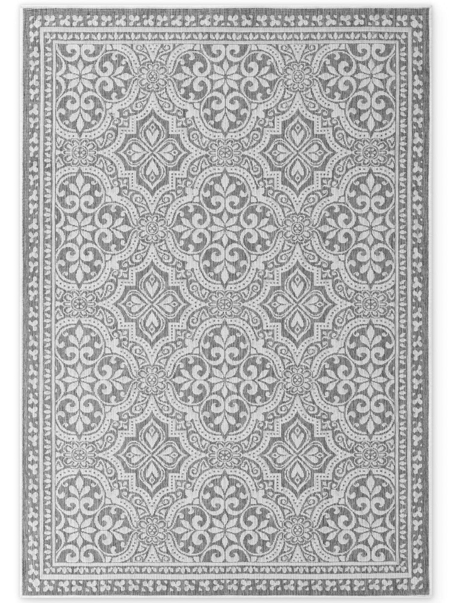 NORTHRUGS Outdoorteppich »Rosel Wendeteppich«, rechteckig, 5 mm Höhe, In und Outdoor, Flachgewebe, wetterfest, pflegeleicht, robust