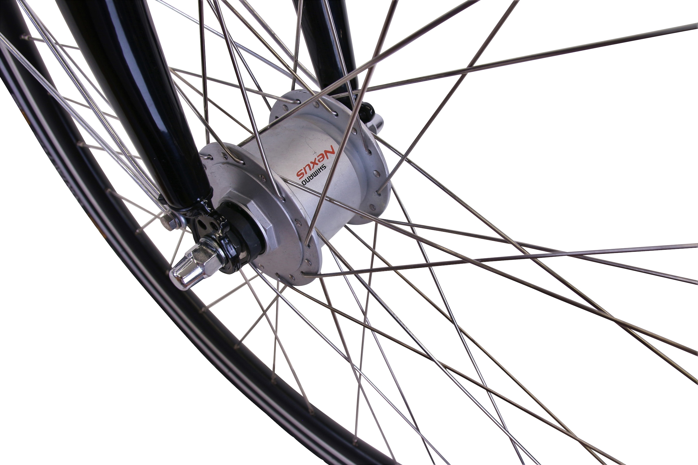 HAWK Bikes Cityrad »City Wave Deluxe White«, 7 Gang, Shimano, Nexus Schaltwerk, für Damen und Herren