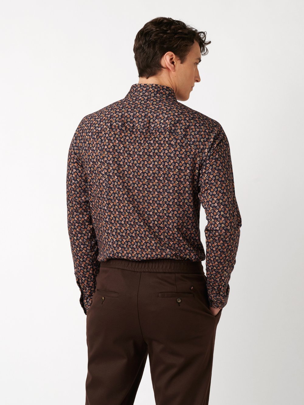 DESOTO Langarmhemd »Jersey Casual Kent«