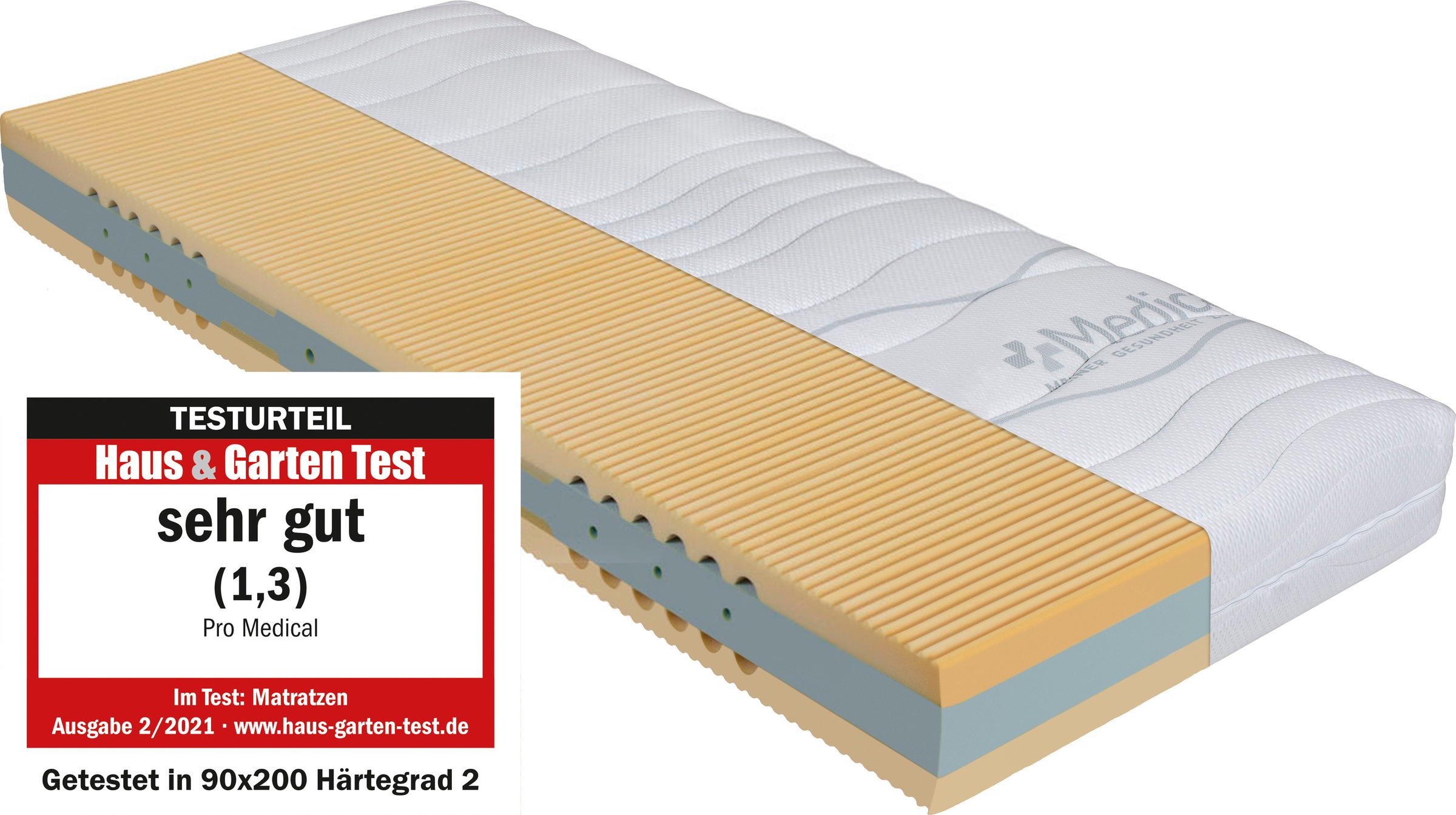 BECO Kaltschaummatratze »Pro Medical« 20 cm hoch Raumgewicht: 35 kg/m³ 1 Stk. tlg. Matratze in 90x200 cm und weiteren Größen, punktelastische...