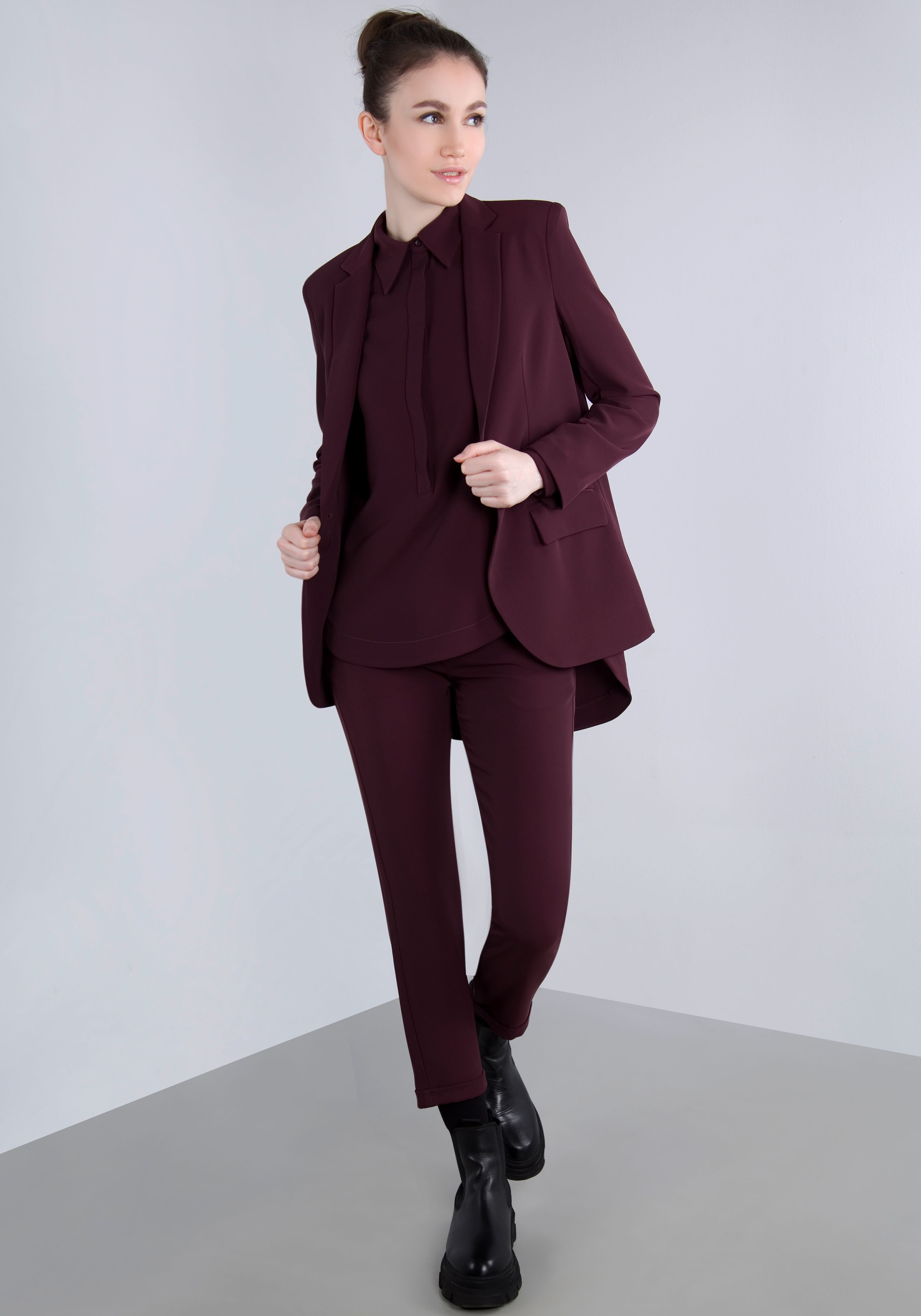 IMPERIAL Webhose  mit Stretch und Umschlagsaum