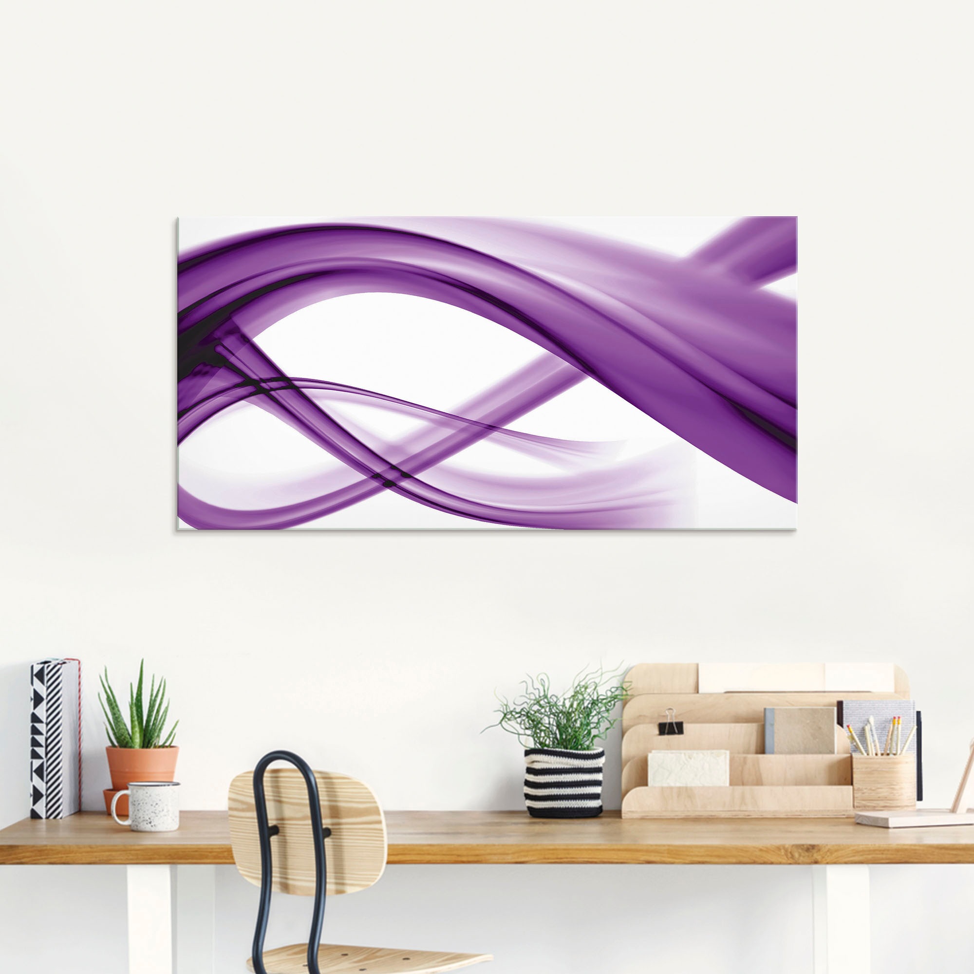 Artland Glasbild »Abstrakte Komposition«, Gegenstandslos, (1 St.), in versc günstig online kaufen