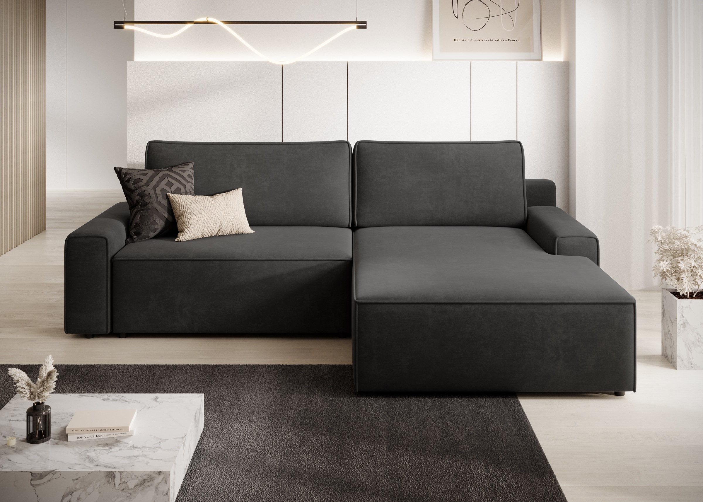 DS PRODUKT Ecksofa »Challenge, Schlafsofa mit Bettkasten, Couch in L-Form, günstig online kaufen